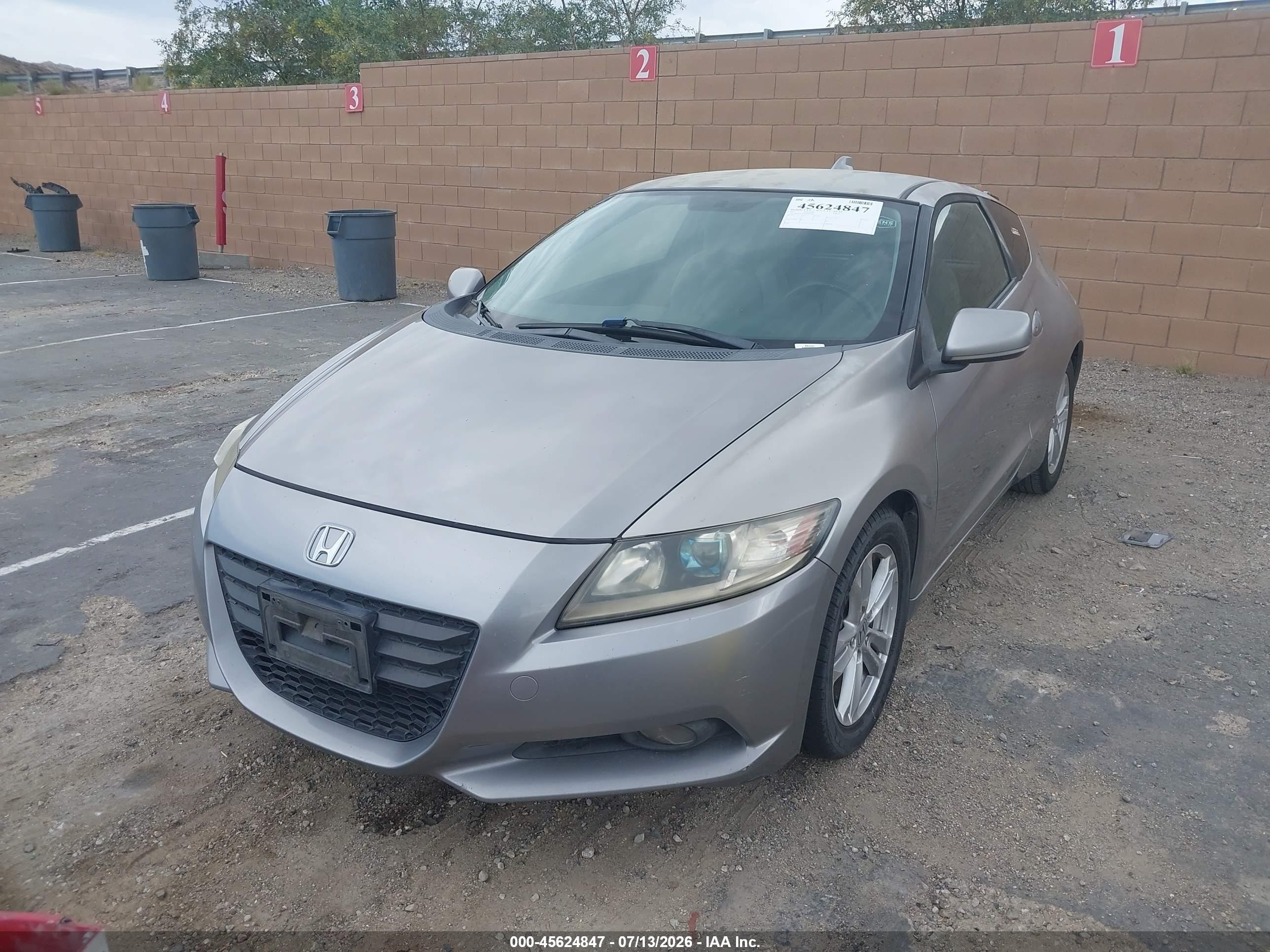 2011 Honda Cr-z Ex Gray vin: JHMZF1D67BS015062