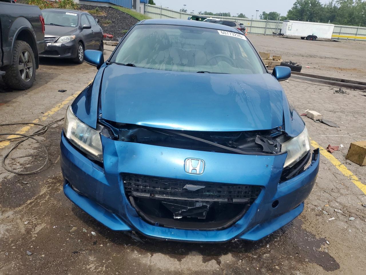 2012 Honda Cr-z Ex Blue vin: JHMZF1D67CS005052