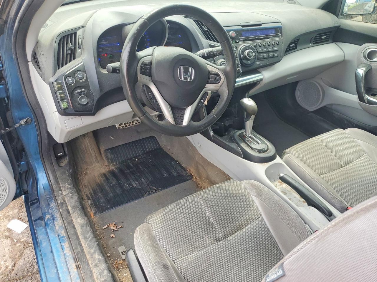 2012 Honda Cr-z Ex Blue vin: JHMZF1D67CS005052