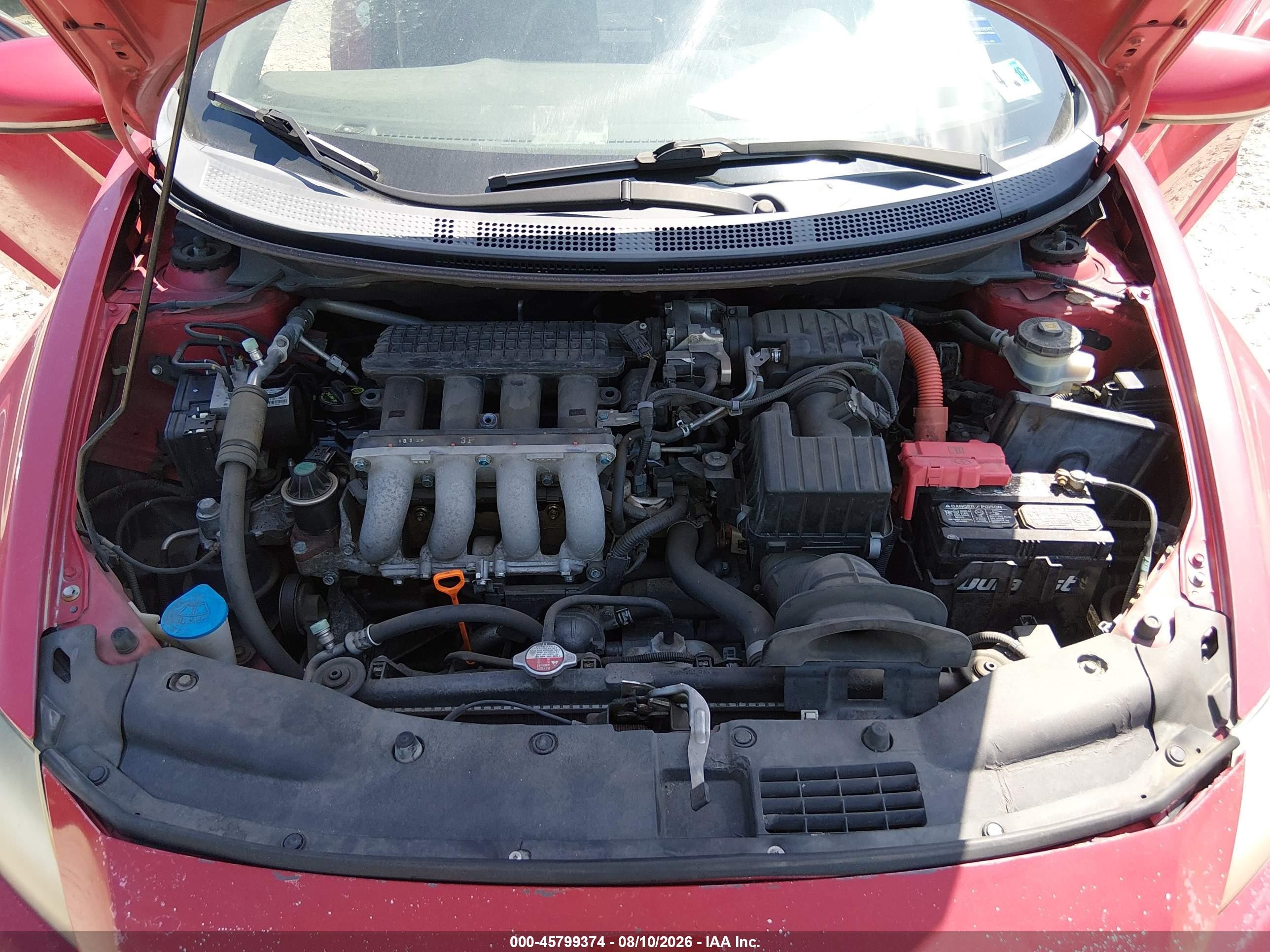 2013 Honda Cr-z Ex Red vin: JHMZF1D67DS002251
