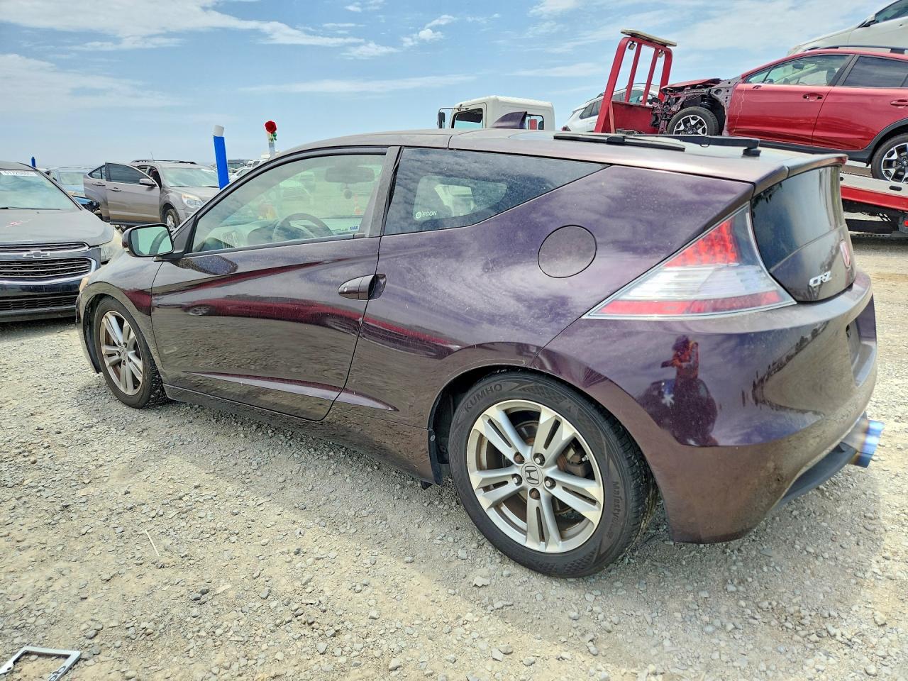 2013 Honda Cr-z Ex Purple vin: JHMZF1D67DS002606