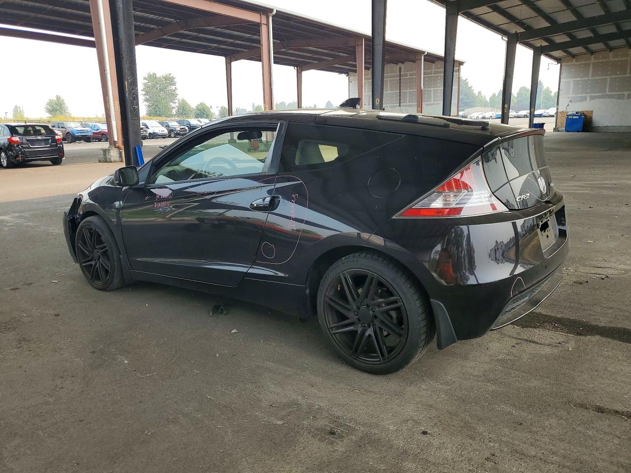 2014 Honda Cr-z Ex Черный vin: JHMZF1D67ES001506