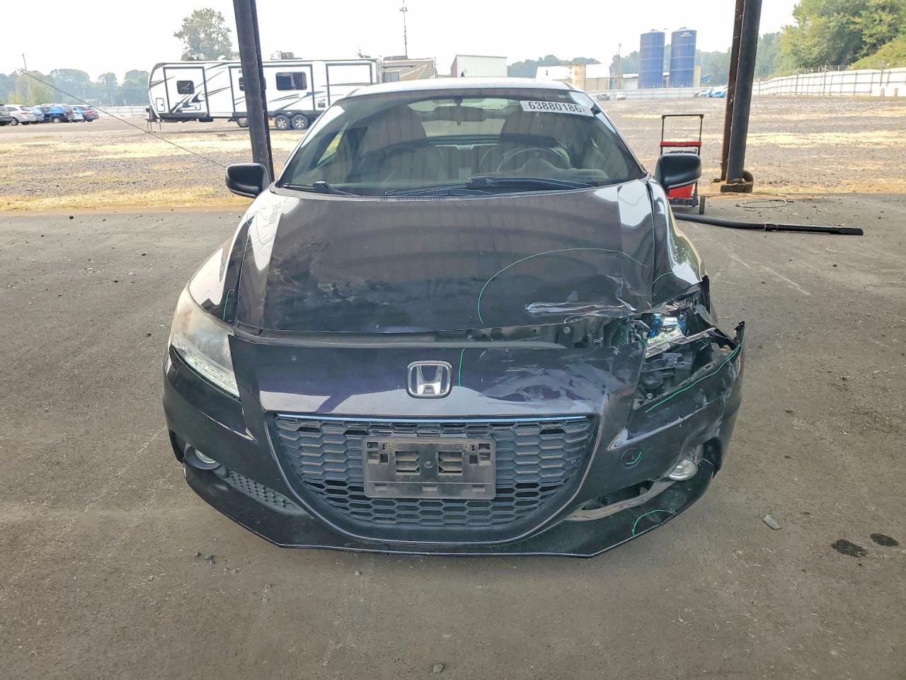 2014 Honda Cr-z Ex Черный vin: JHMZF1D67ES001506