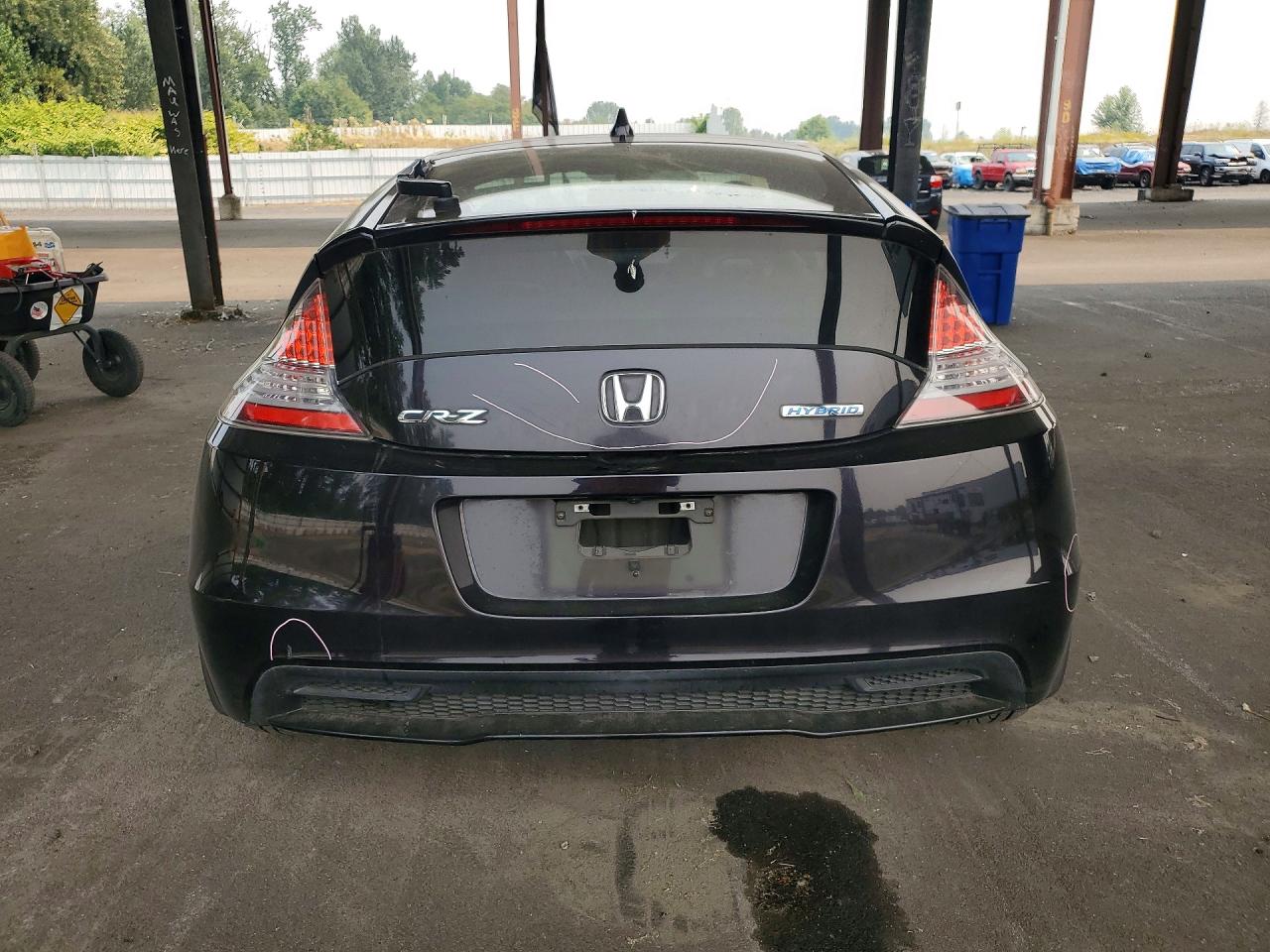 2014 Honda Cr-z Ex Черный vin: JHMZF1D67ES001506