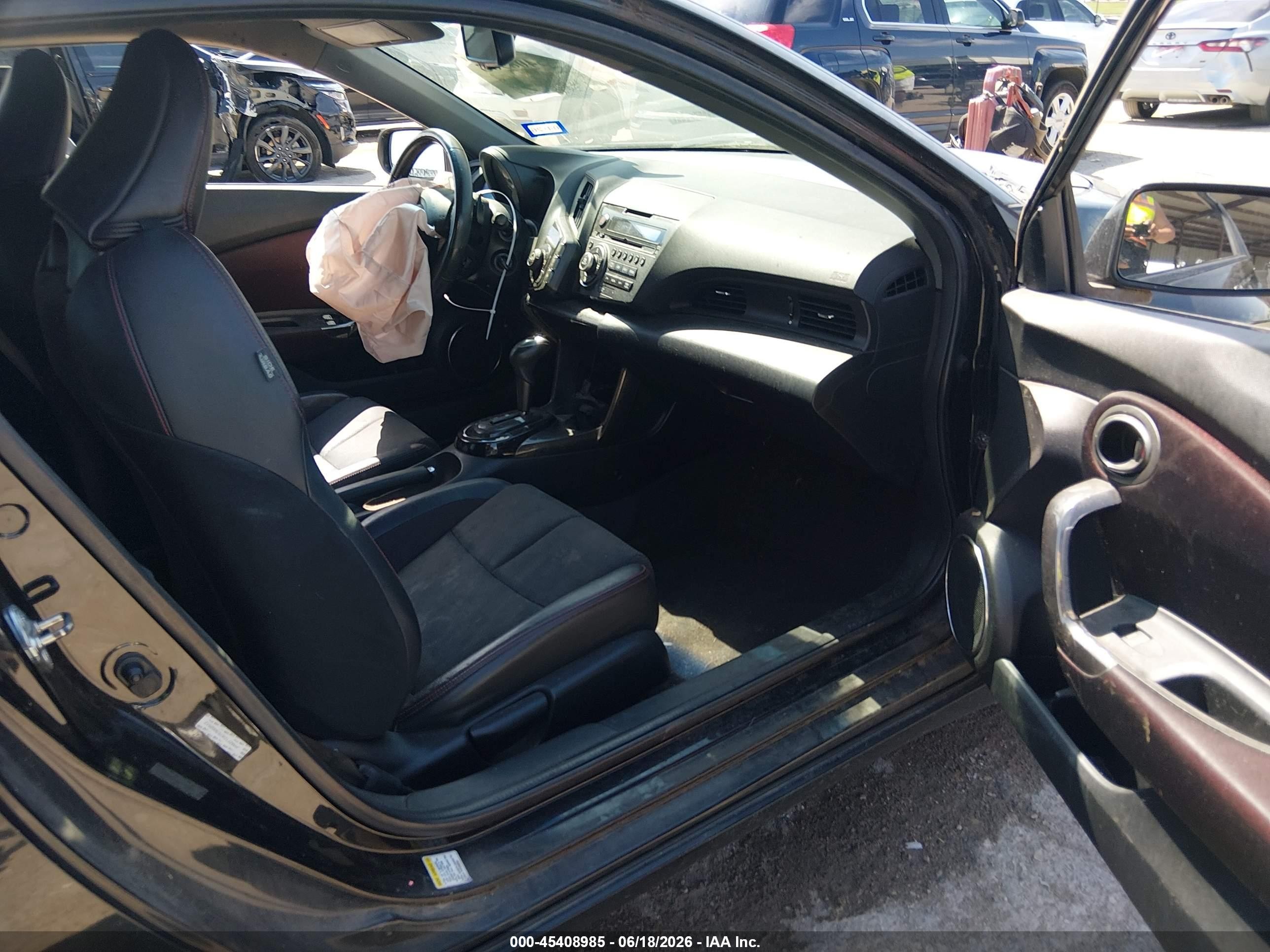2014 Honda Cr-z Ex Black vin: JHMZF1D67ES002512
