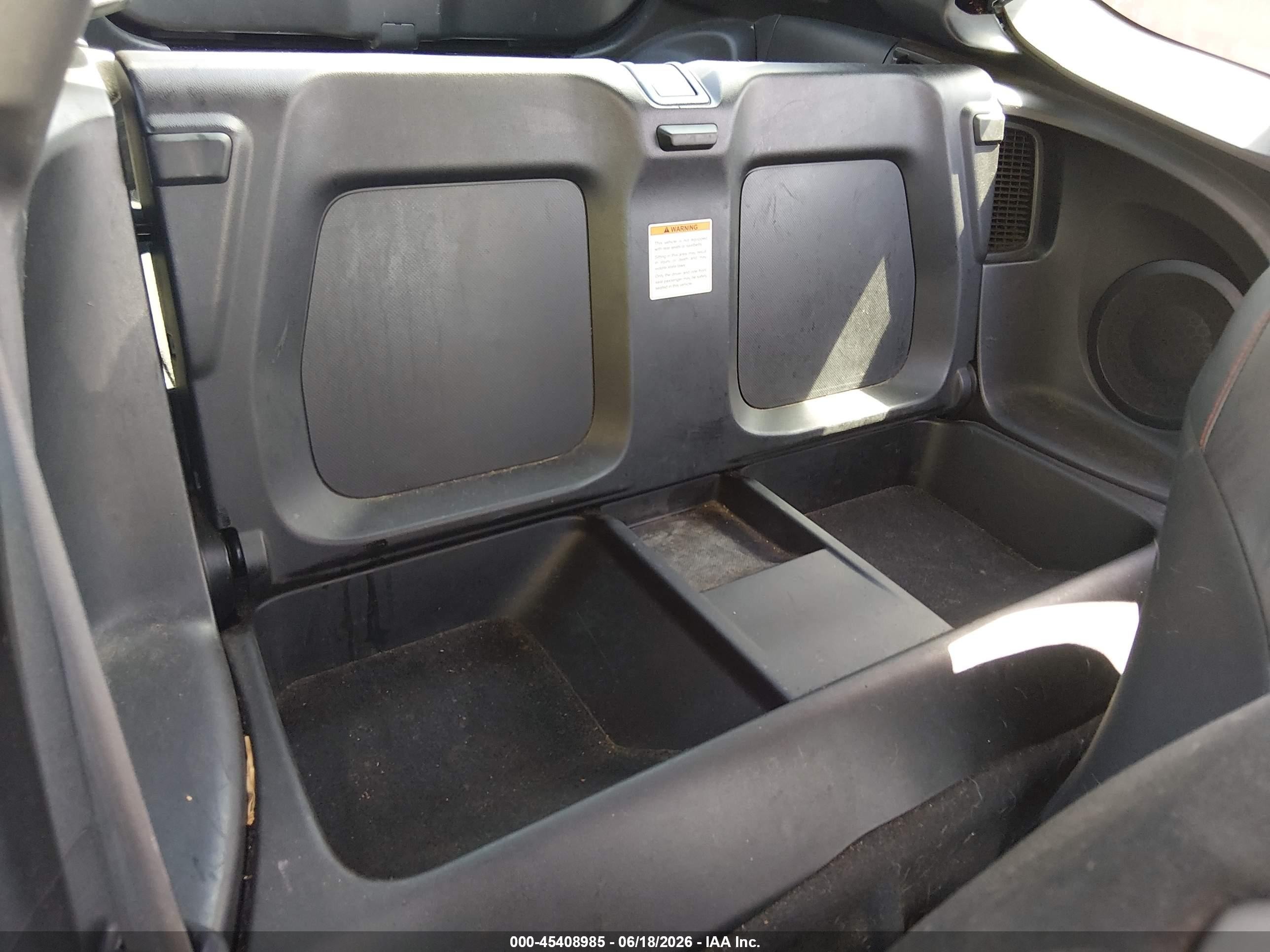 2014 Honda Cr-z Ex Black vin: JHMZF1D67ES002512