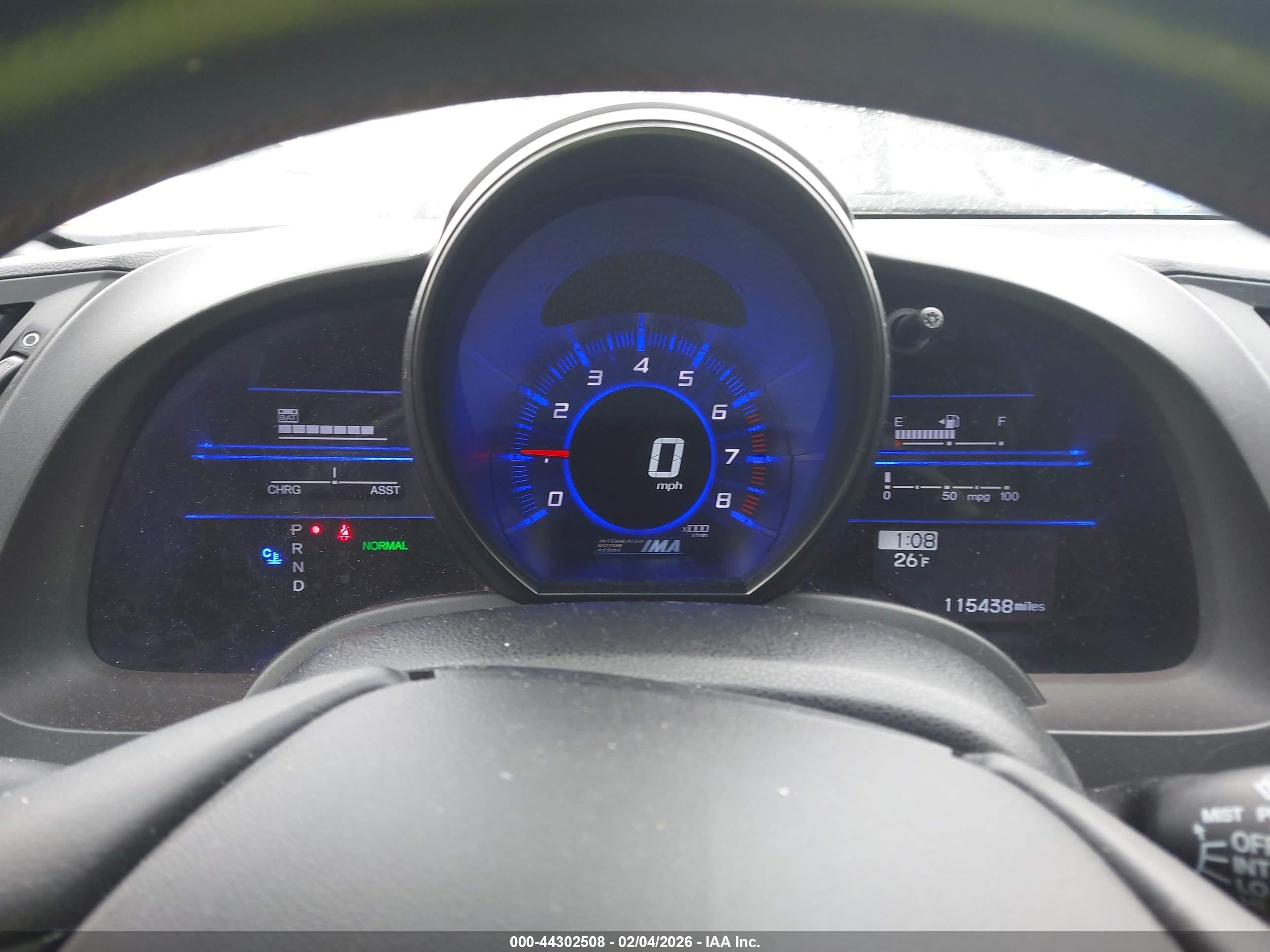 2014 Honda Cr-z Ex Black vin: JHMZF1D67ES003093