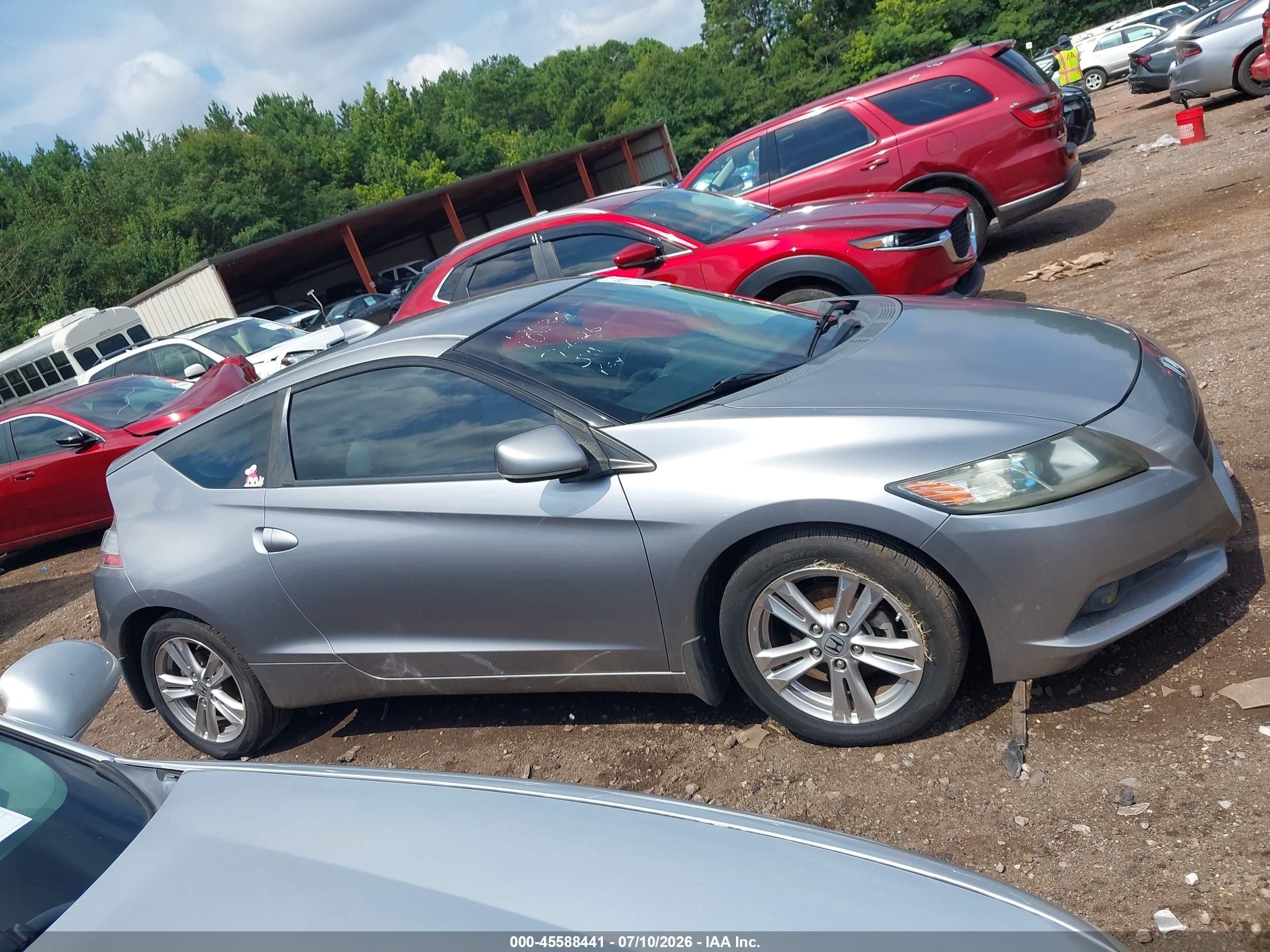 2011 Honda Cr-z Ex Silver vin: JHMZF1D68BS000098