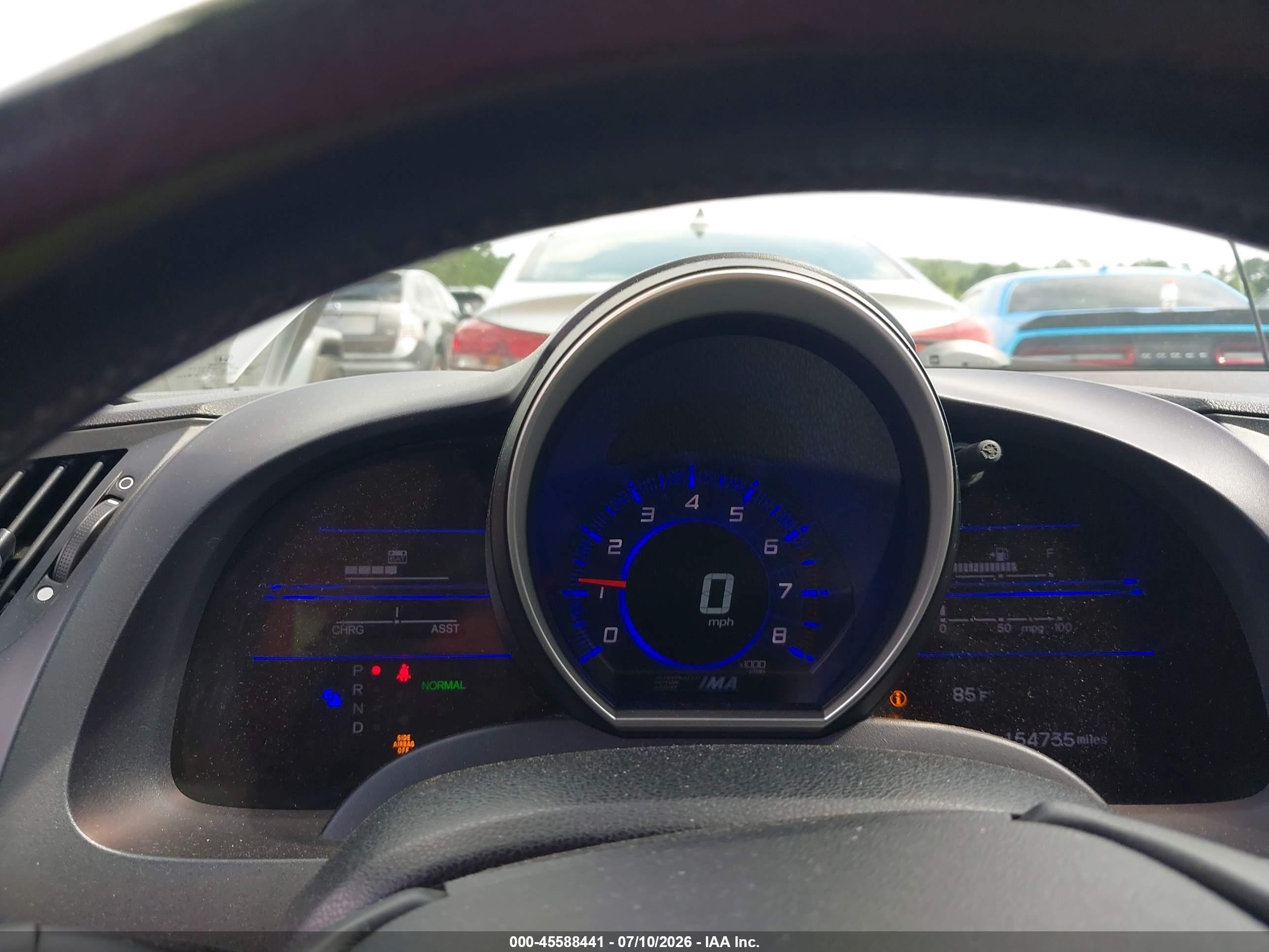 2011 Honda Cr-z Ex Silver vin: JHMZF1D68BS000098