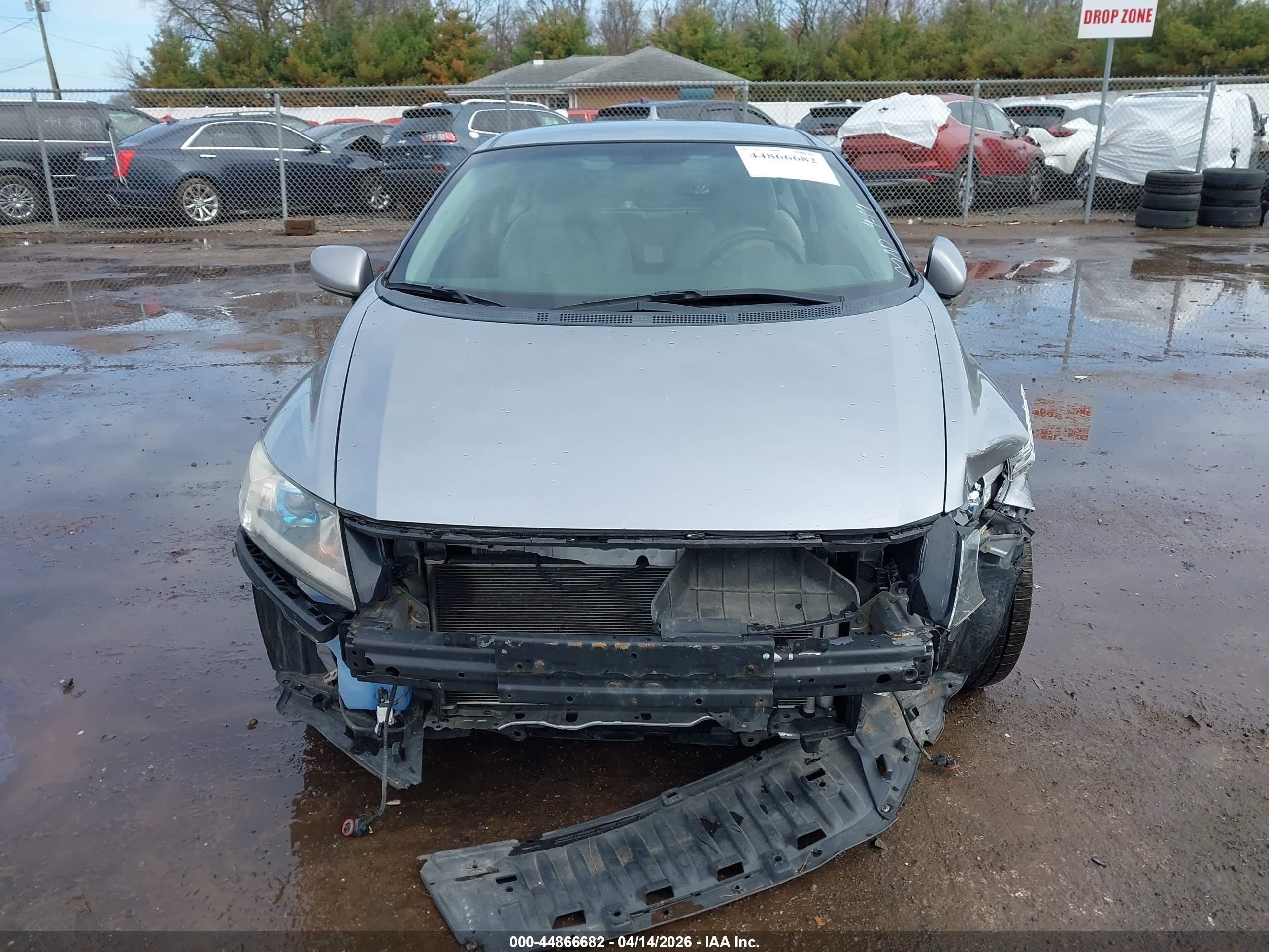 2011 Honda Cr-z Ex Gray vin: JHMZF1D68BS003387
