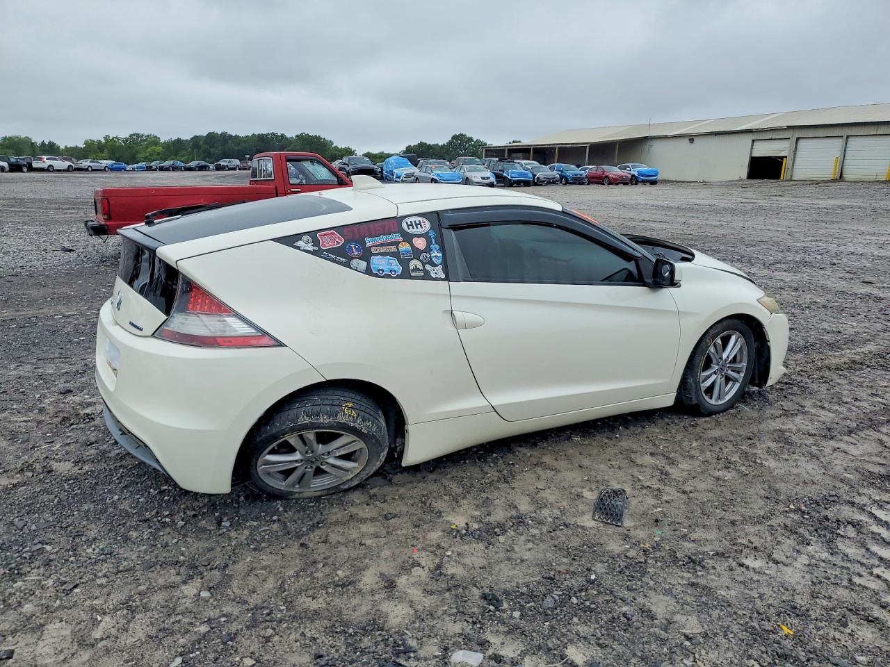 2011 Honda Cr-z Ex Red vin: JHMZF1D68BS005110