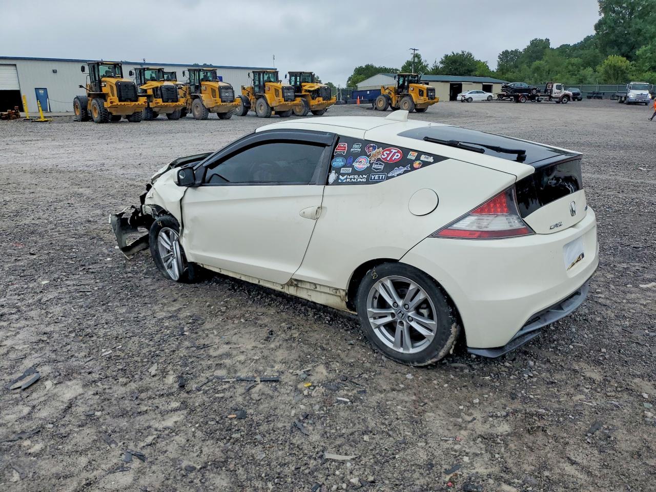 2011 Honda Cr-z Ex Red vin: JHMZF1D68BS005110
