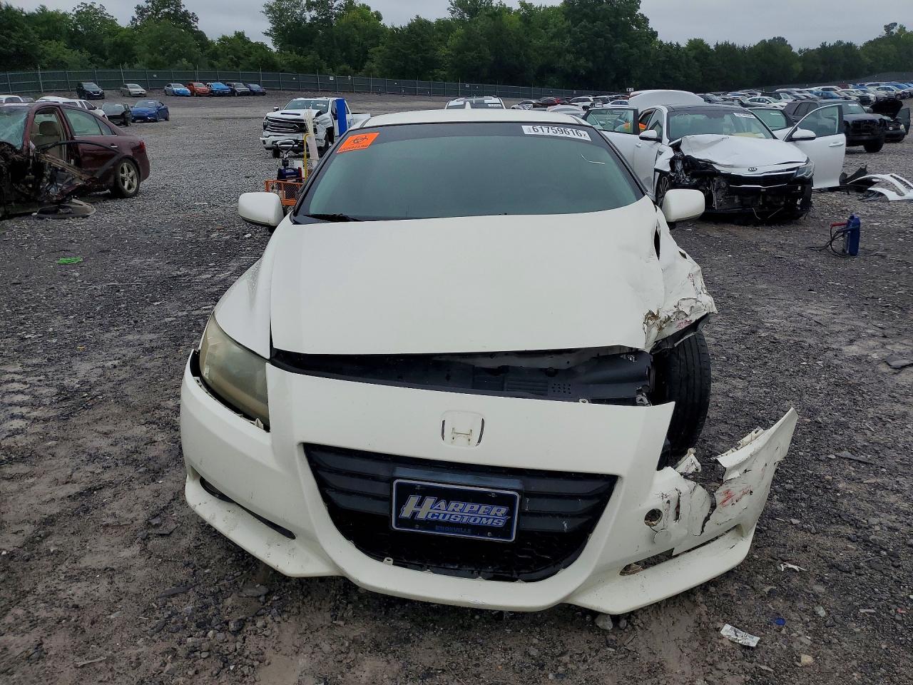 2011 Honda Cr-z Ex Red vin: JHMZF1D68BS005110