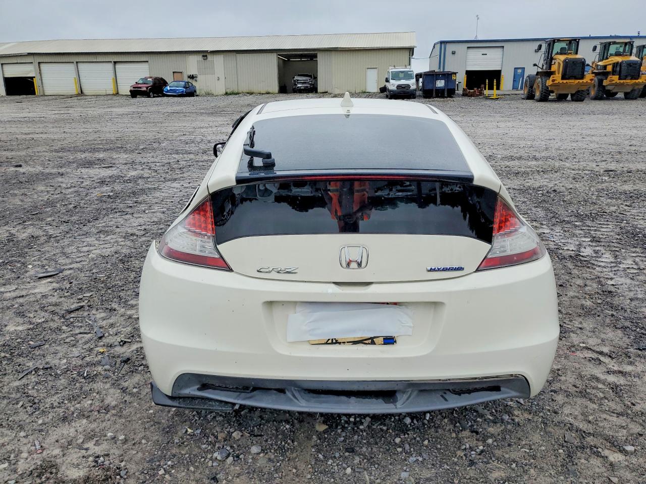 2011 Honda Cr-z Ex Red vin: JHMZF1D68BS005110
