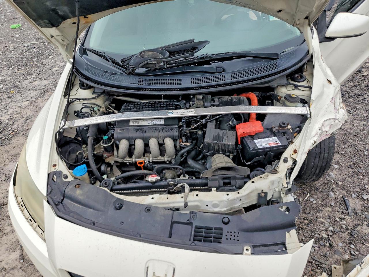 2011 Honda Cr-z Ex Red vin: JHMZF1D68BS005110