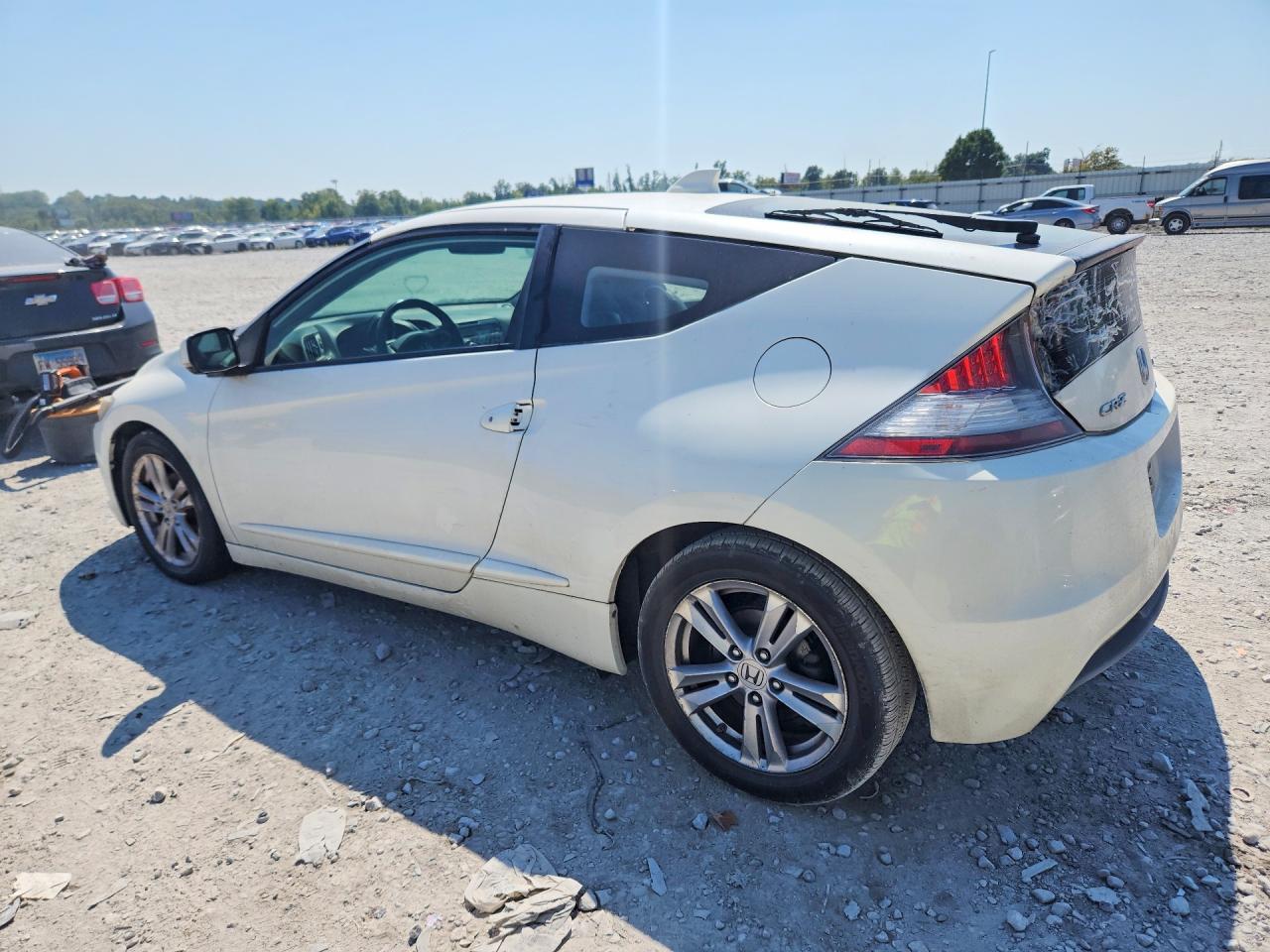 2011 Honda Cr-z Ex White vin: JHMZF1D68BS006547