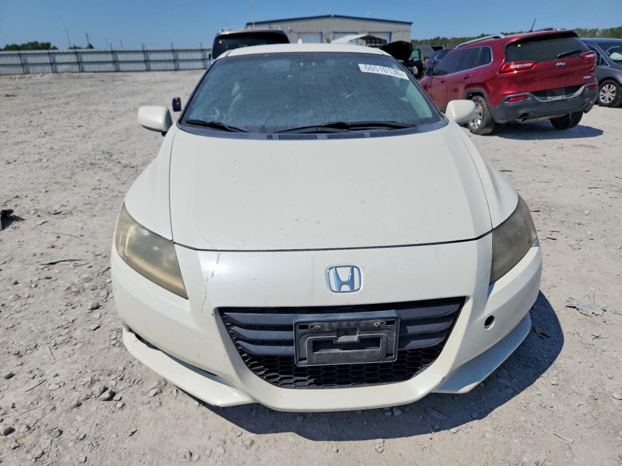 2011 Honda Cr-z Ex White vin: JHMZF1D68BS006547