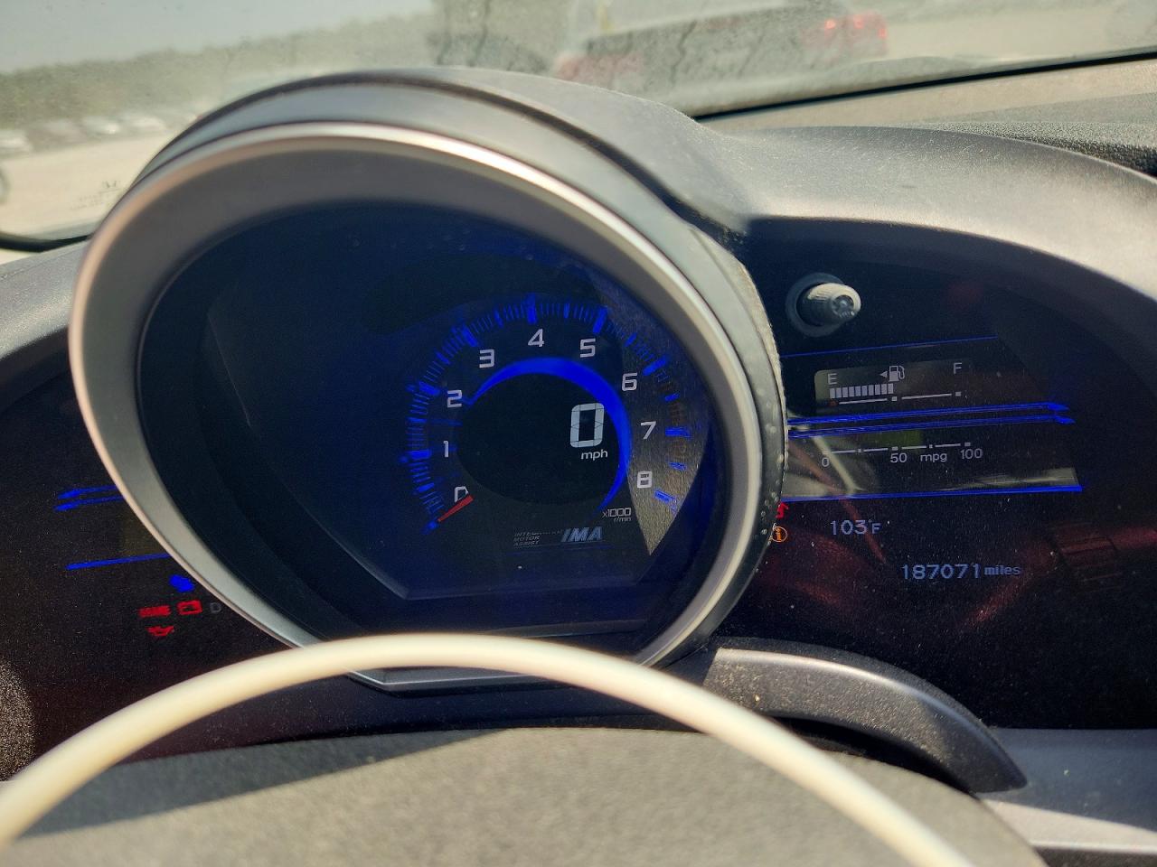 2011 Honda Cr-z Ex White vin: JHMZF1D68BS006547