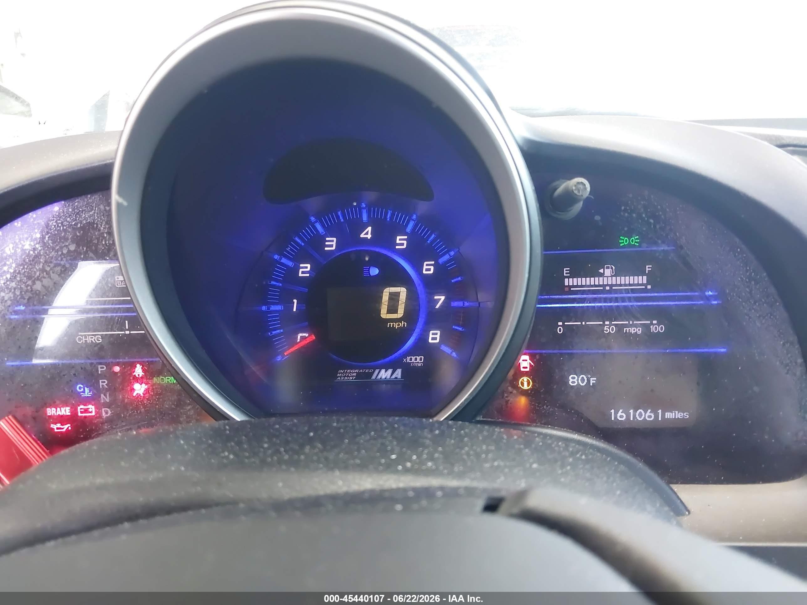 2011 Honda Cr-z Ex White vin: JHMZF1D68BS009366