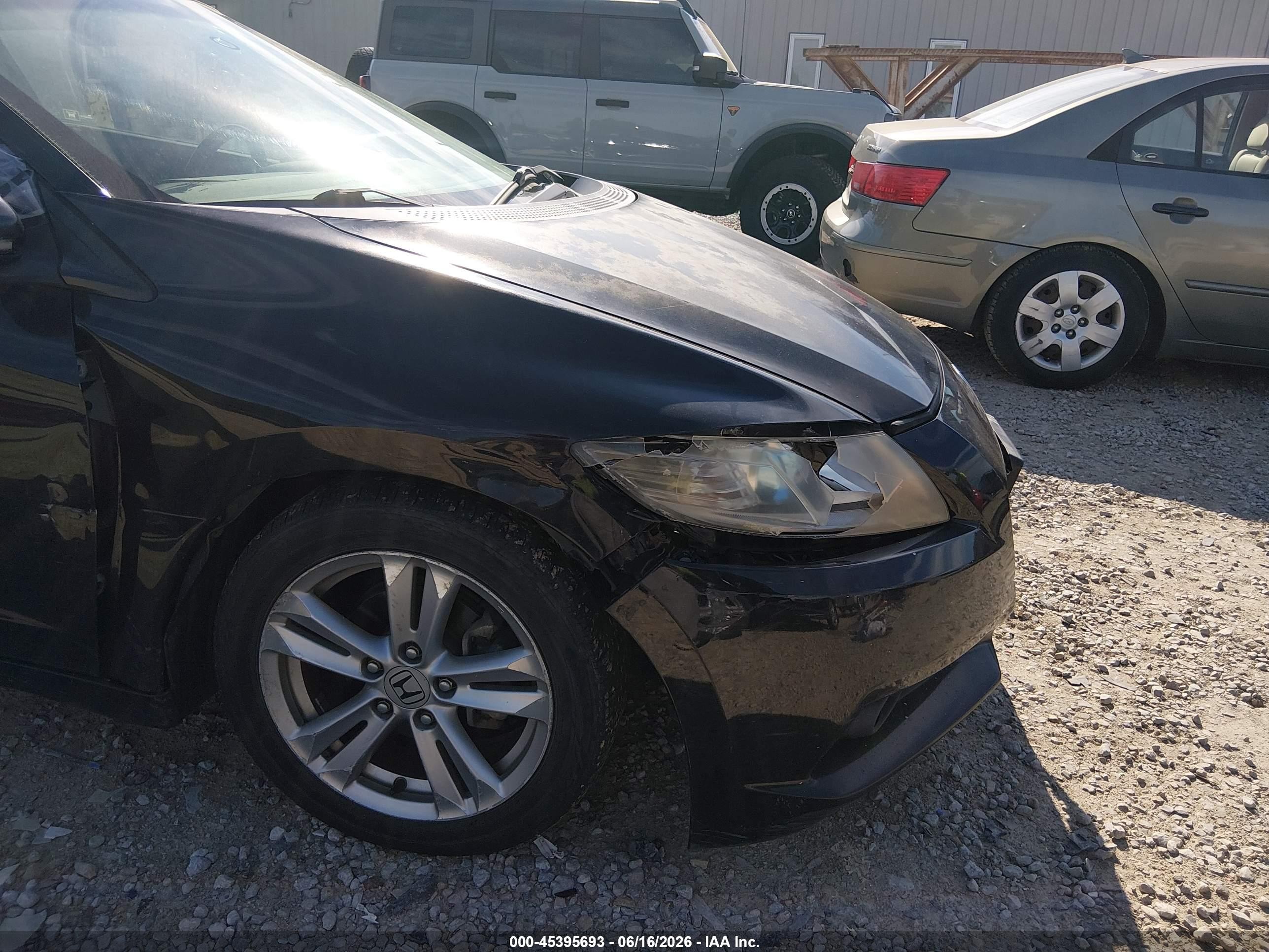 2011 Honda Cr-z Ex Черный vin: JHMZF1D68BS014258