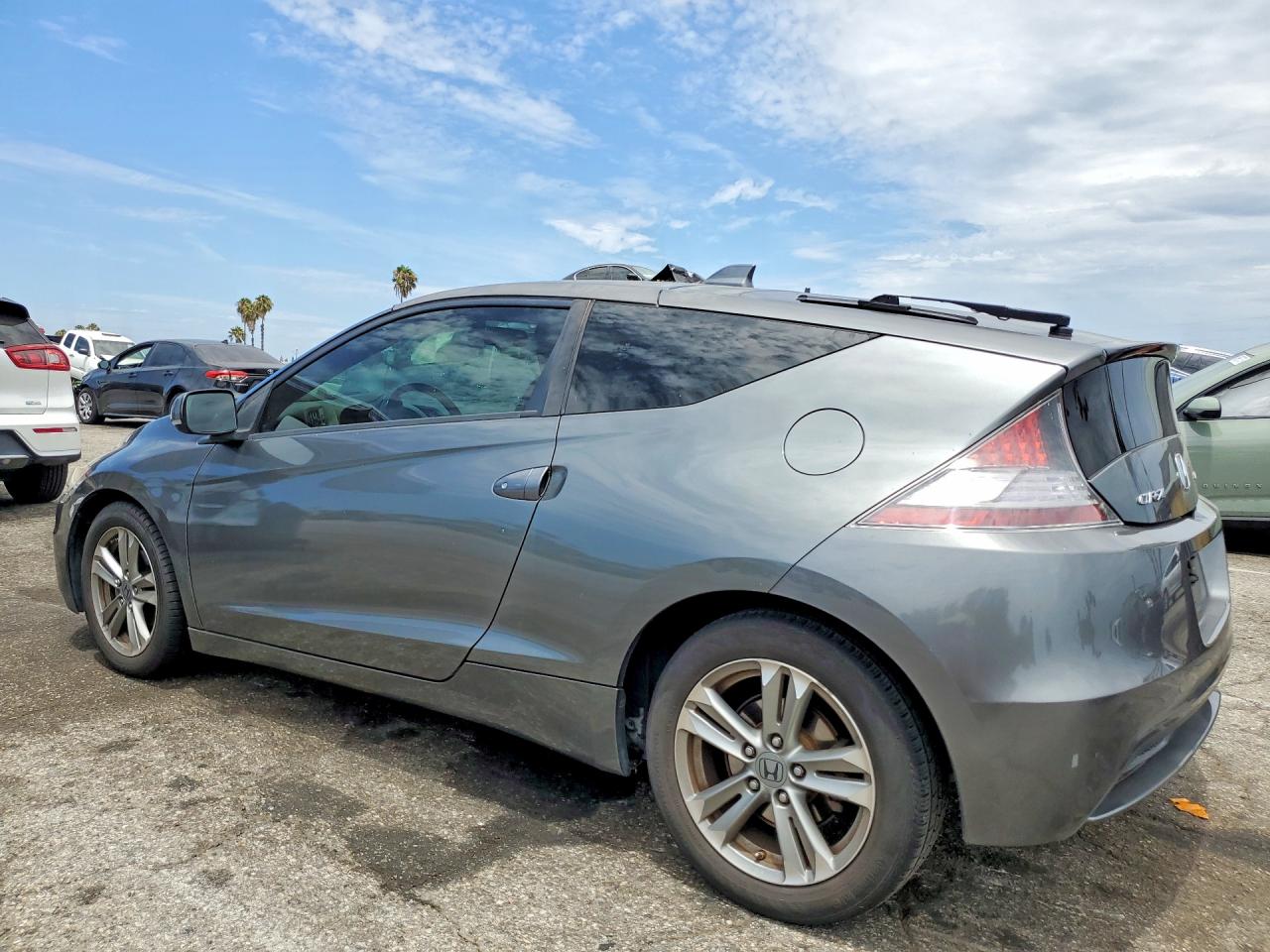 2013 Honda Cr-z Ex Gray vin: JHMZF1D68DS003716