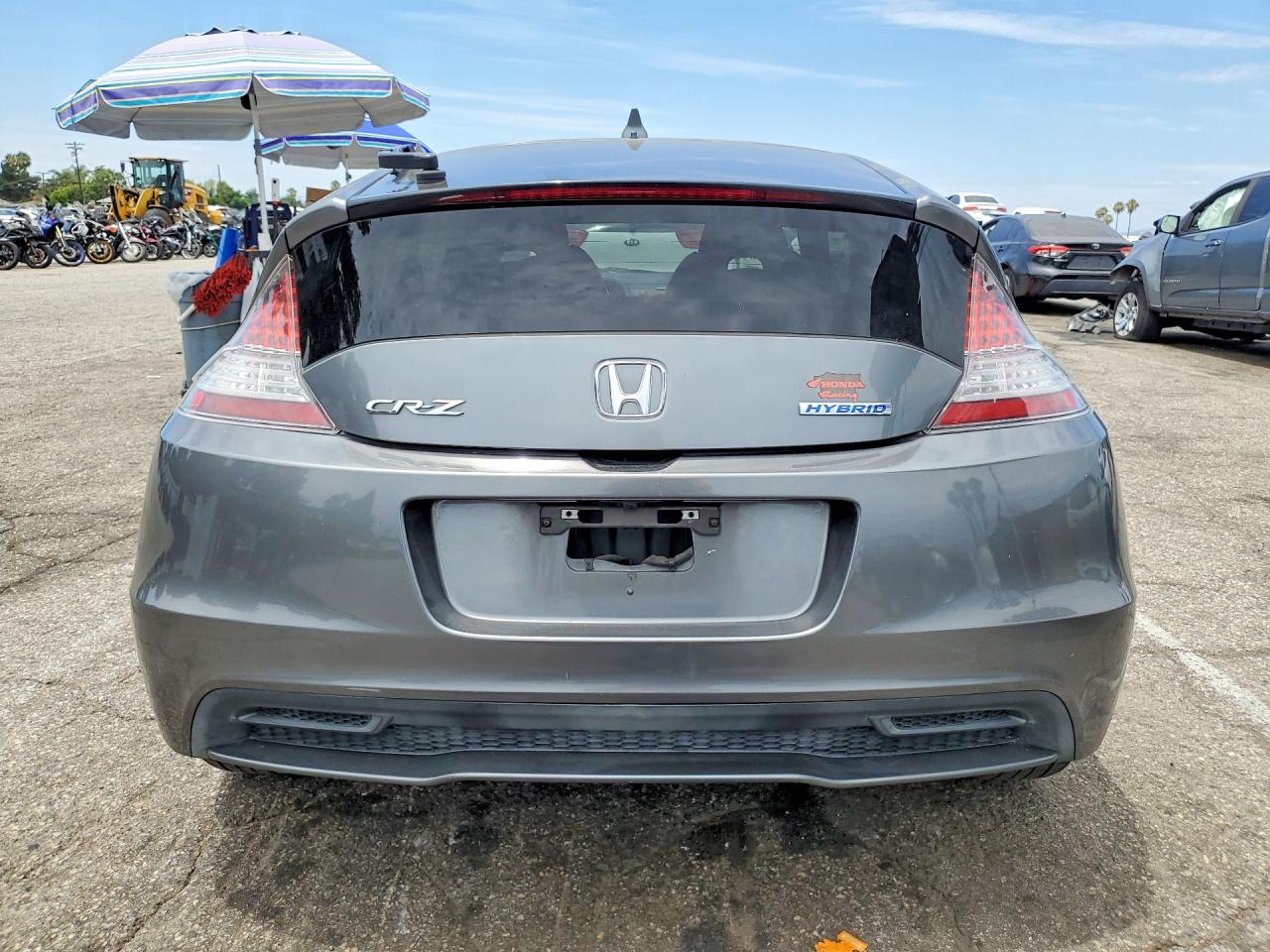 2013 Honda Cr-z Ex Gray vin: JHMZF1D68DS003716