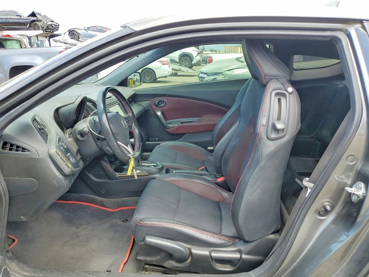 2013 Honda Cr-z Ex Gray vin: JHMZF1D68DS003716