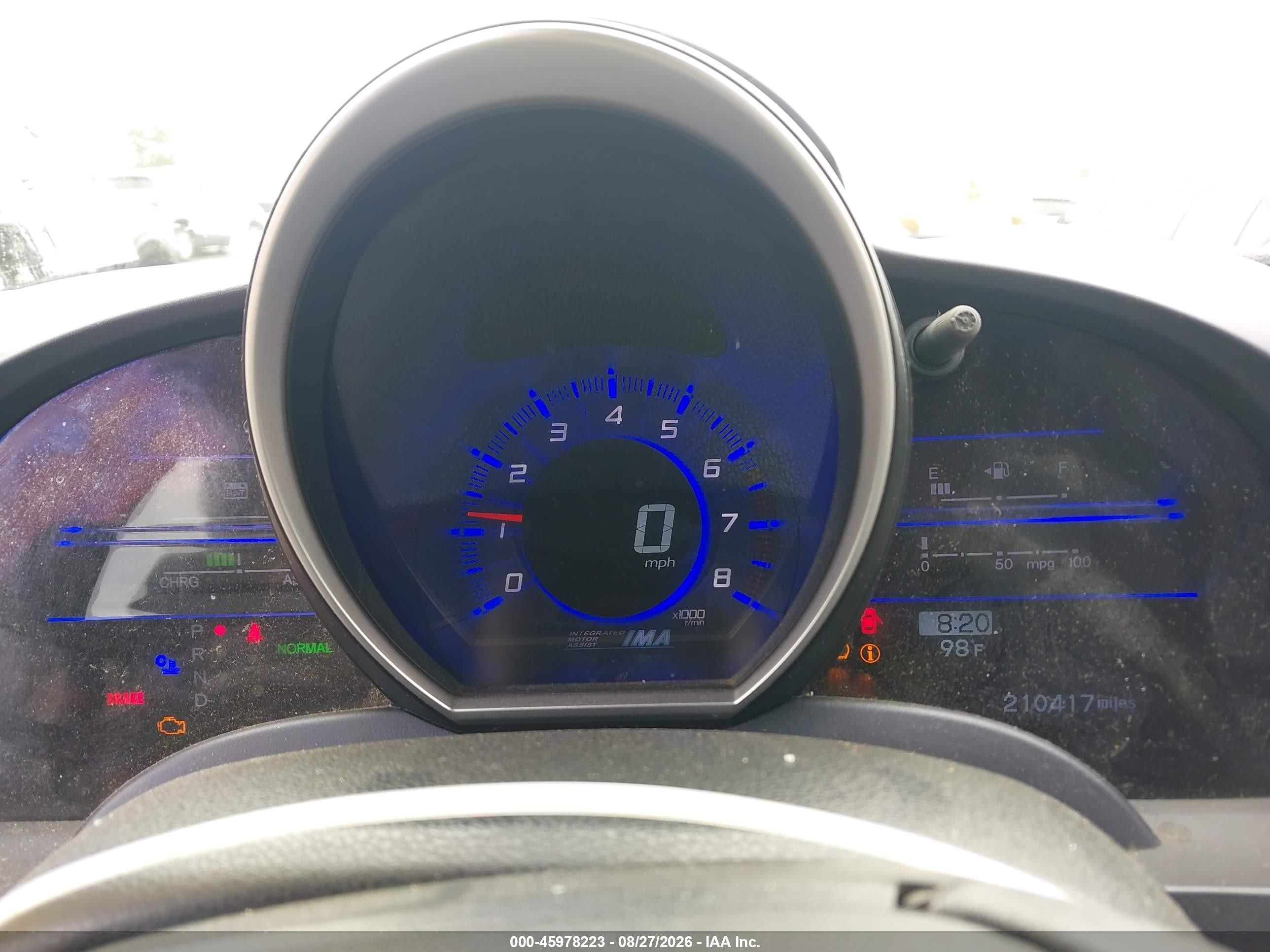 2011 Honda Cr-z Ex Gray vin: JHMZF1D69BS003365