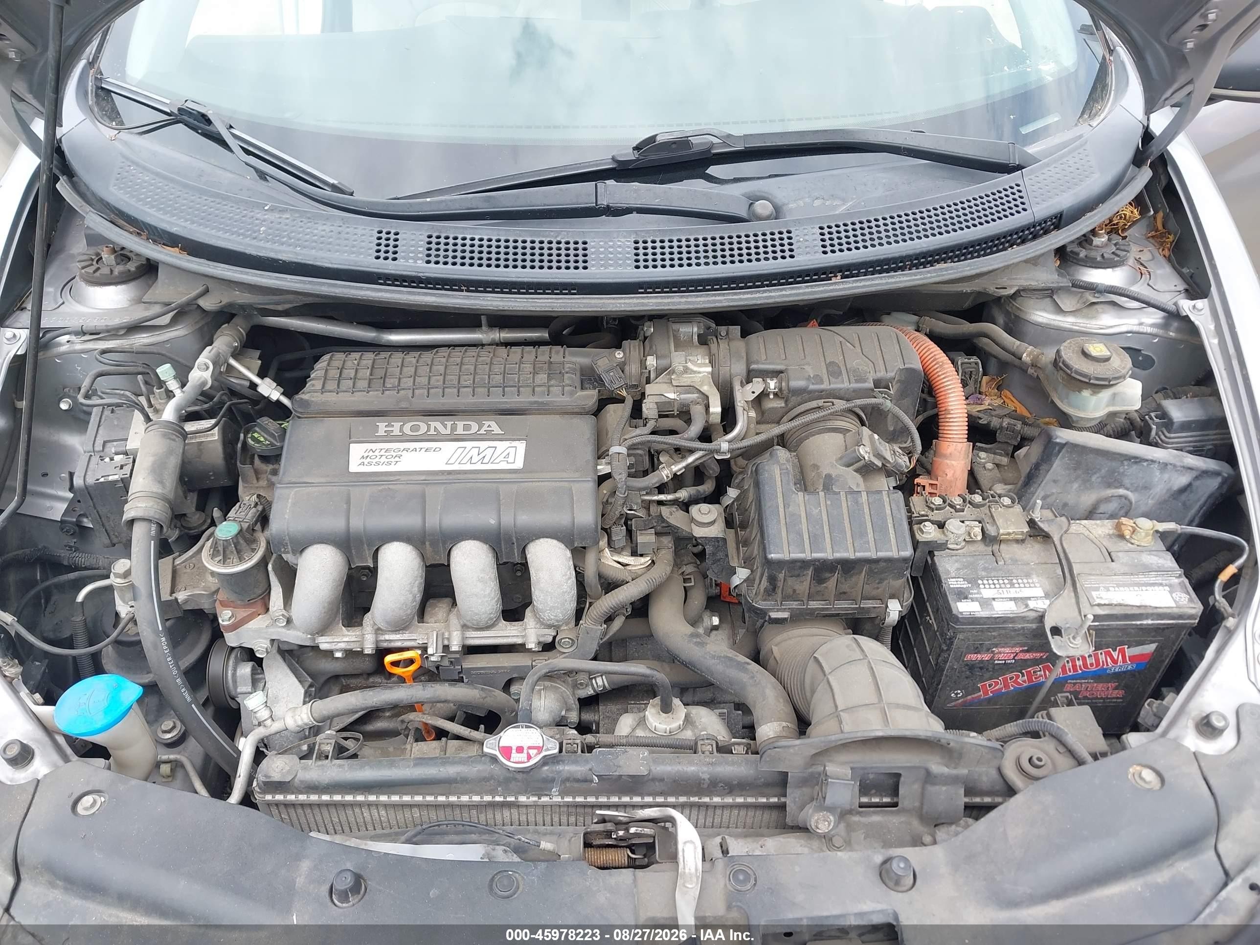 2011 Honda Cr-z Ex Gray vin: JHMZF1D69BS003365