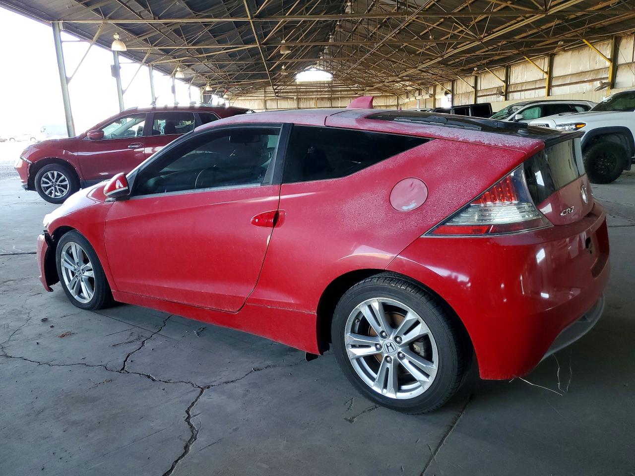 2011 Honda Cr-z Ex Red vin: JHMZF1D69BS005309