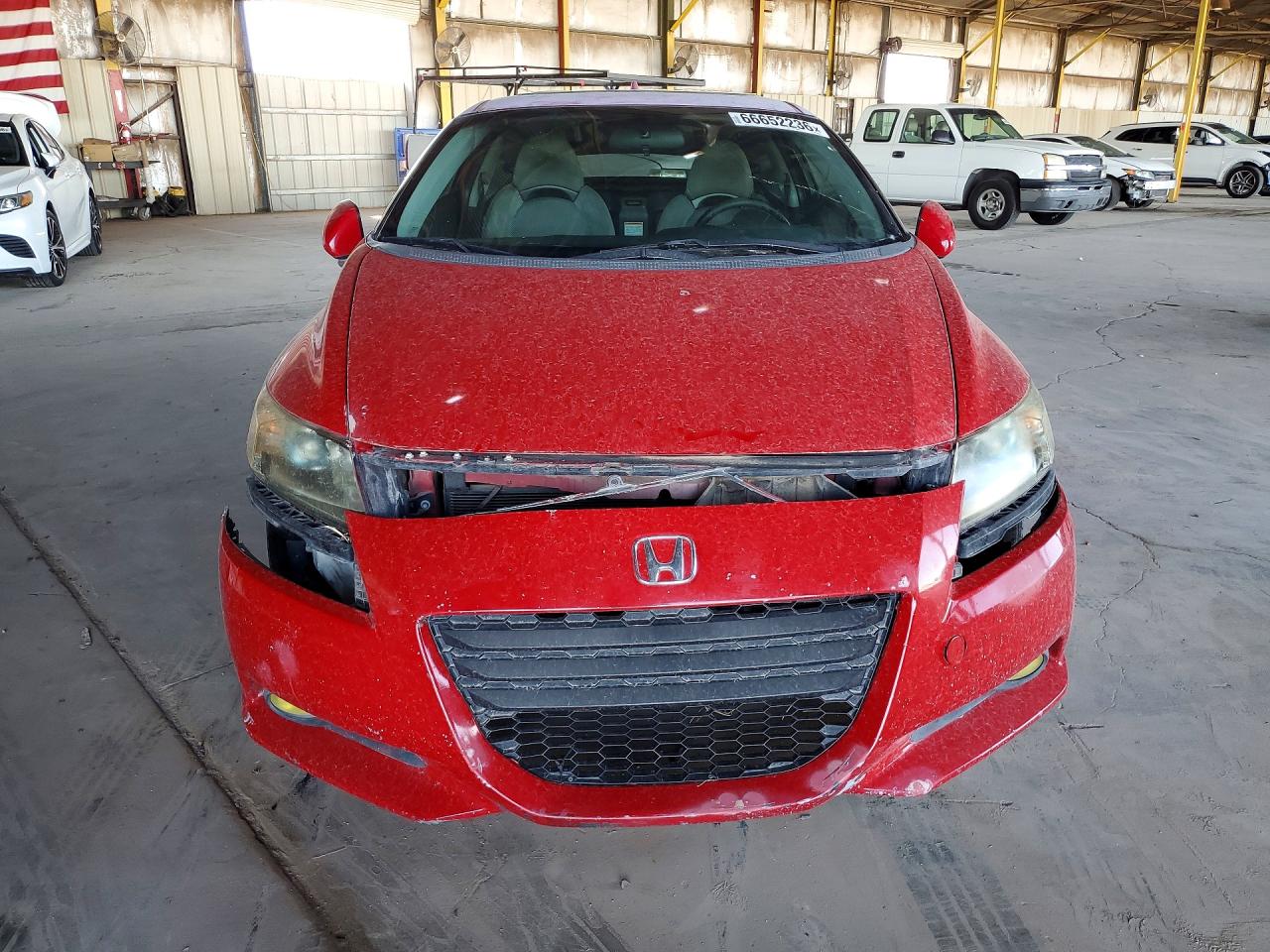 2011 Honda Cr-z Ex Red vin: JHMZF1D69BS005309