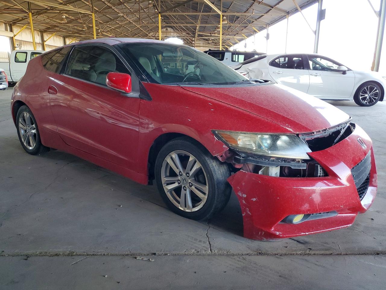 2011 Honda Cr-z Ex Red vin: JHMZF1D69BS005309