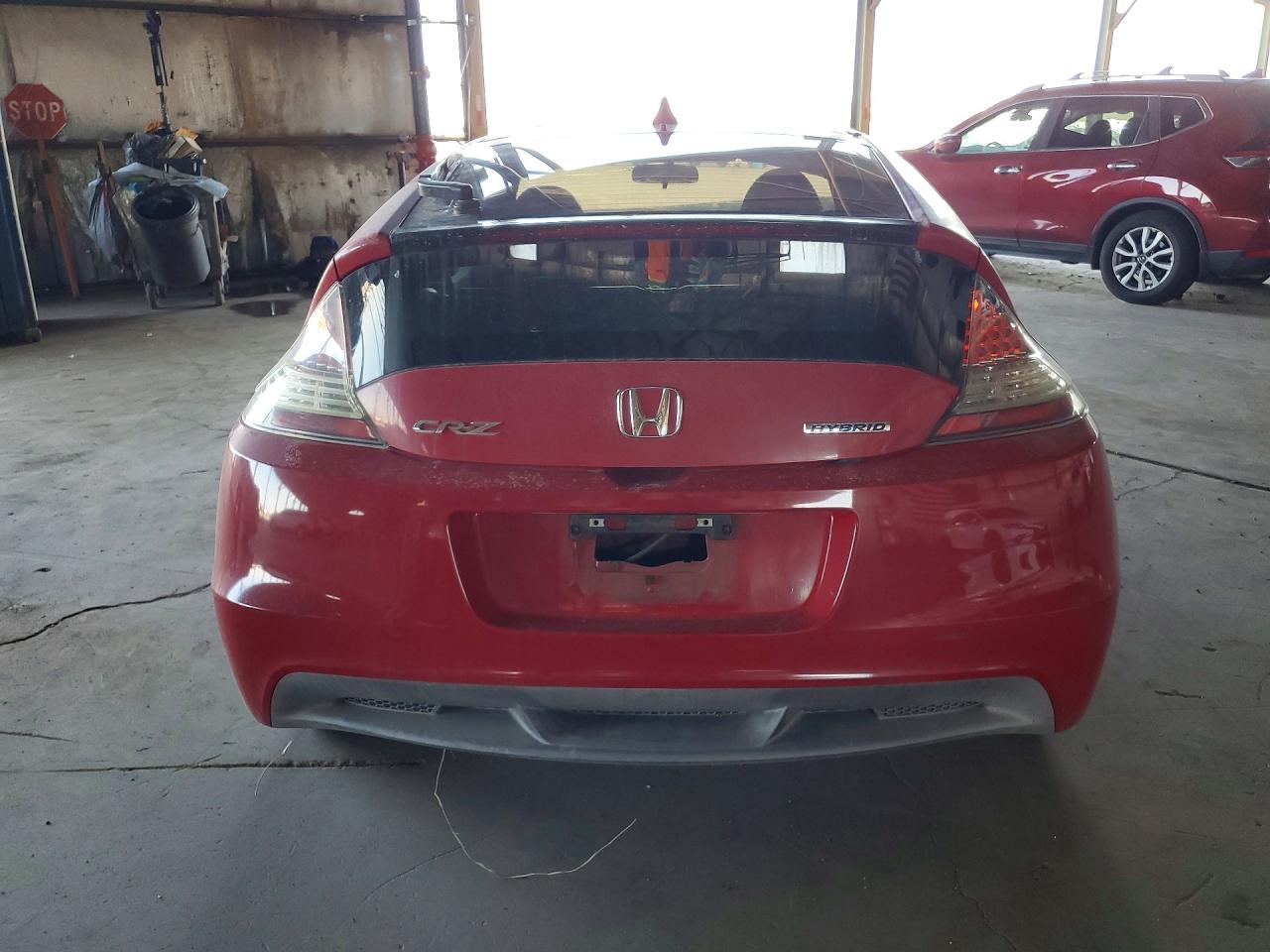 2011 Honda Cr-z Ex Red vin: JHMZF1D69BS005309