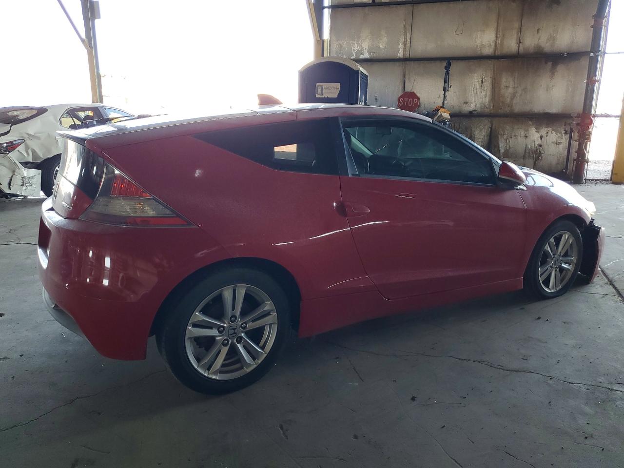 2011 Honda Cr-z Ex Red vin: JHMZF1D69BS005309