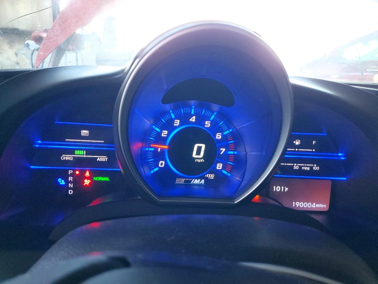 2011 Honda Cr-z Ex Red vin: JHMZF1D69BS005309