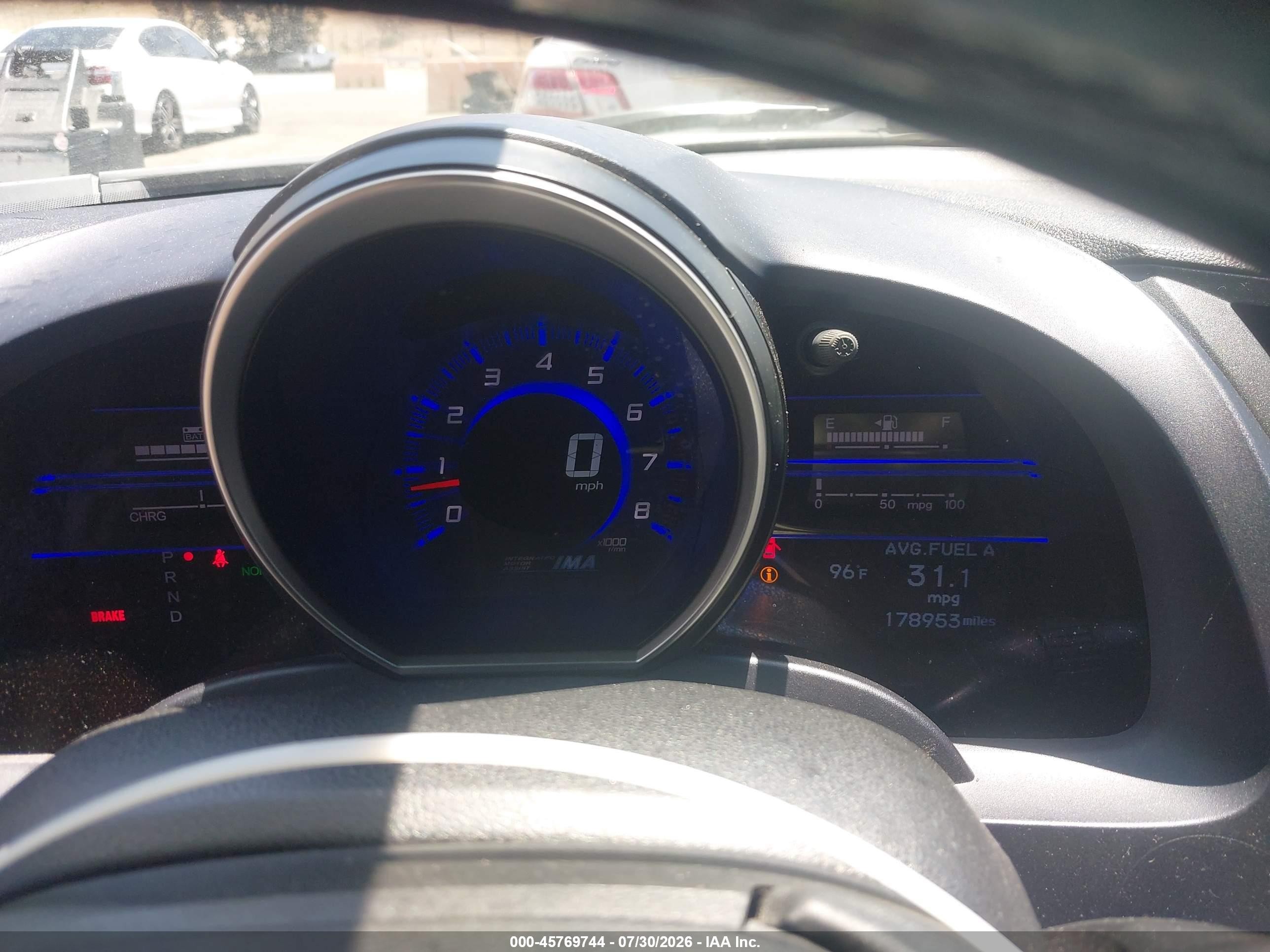 2011 Honda Cr-z Ex Черный vin: JHMZF1D69BS008629