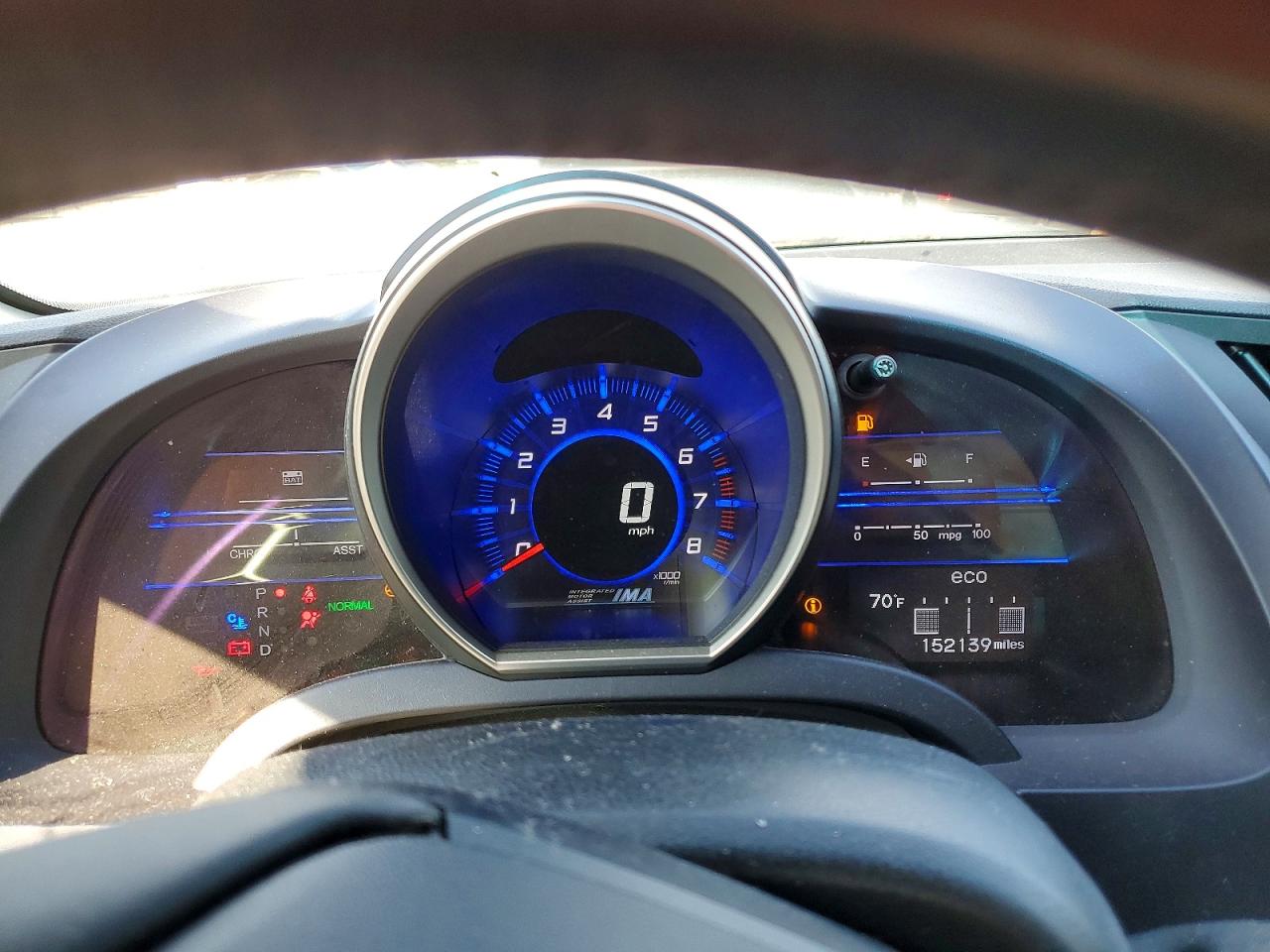 2012 Honda Cr-z Ex White vin: JHMZF1D69CS003481