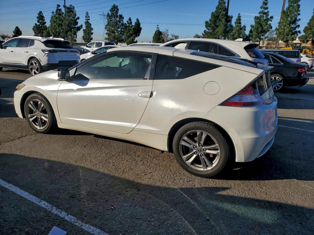 2013 Honda Cr-z Ex Белый vin: JHMZF1D69DS002235