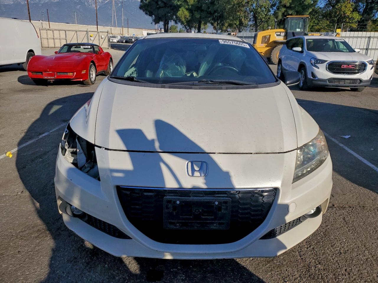 2013 Honda Cr-z Ex Белый vin: JHMZF1D69DS002235