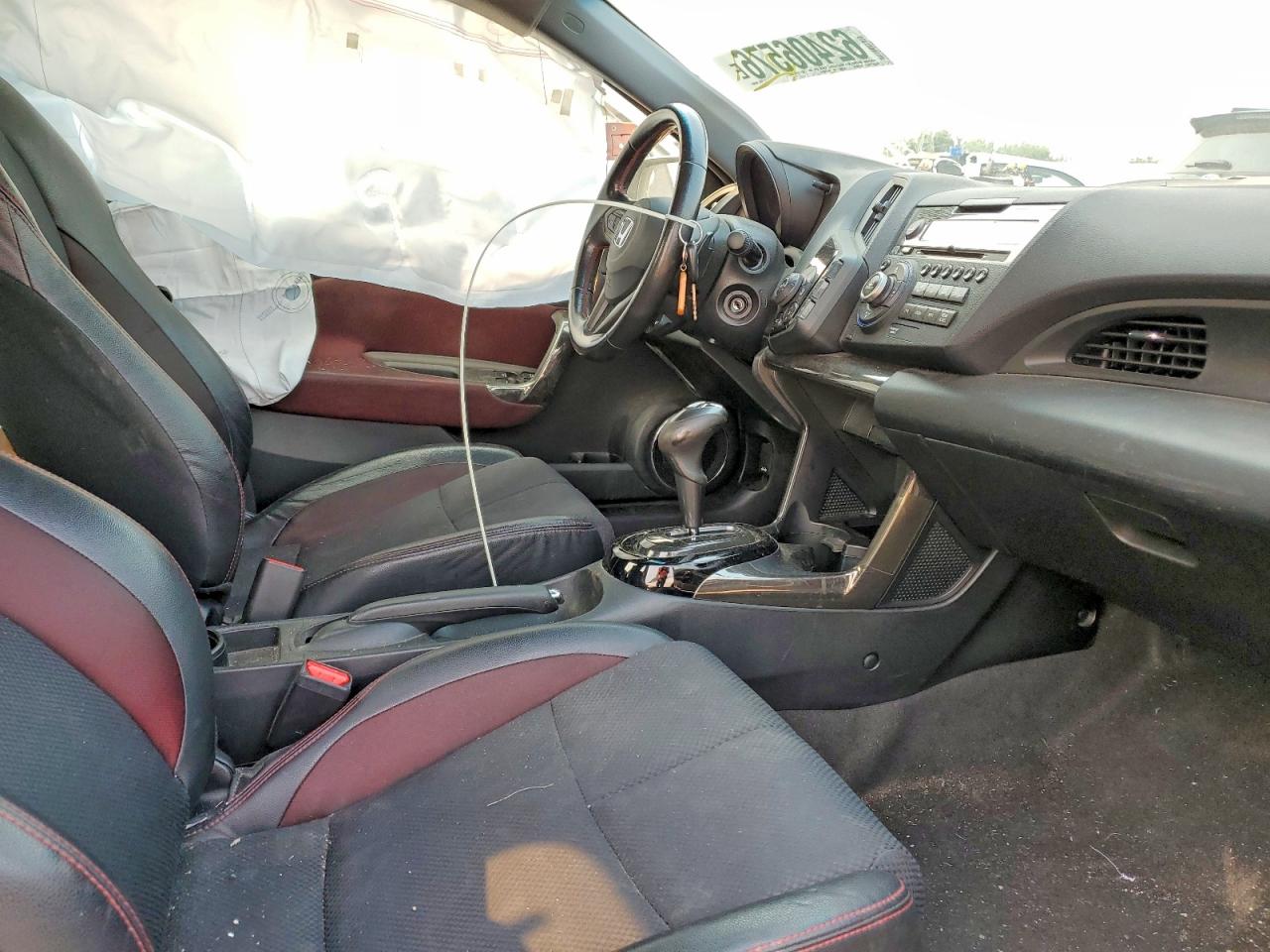 2014 Honda Cr-z Ex Gray vin: JHMZF1D69ES000809