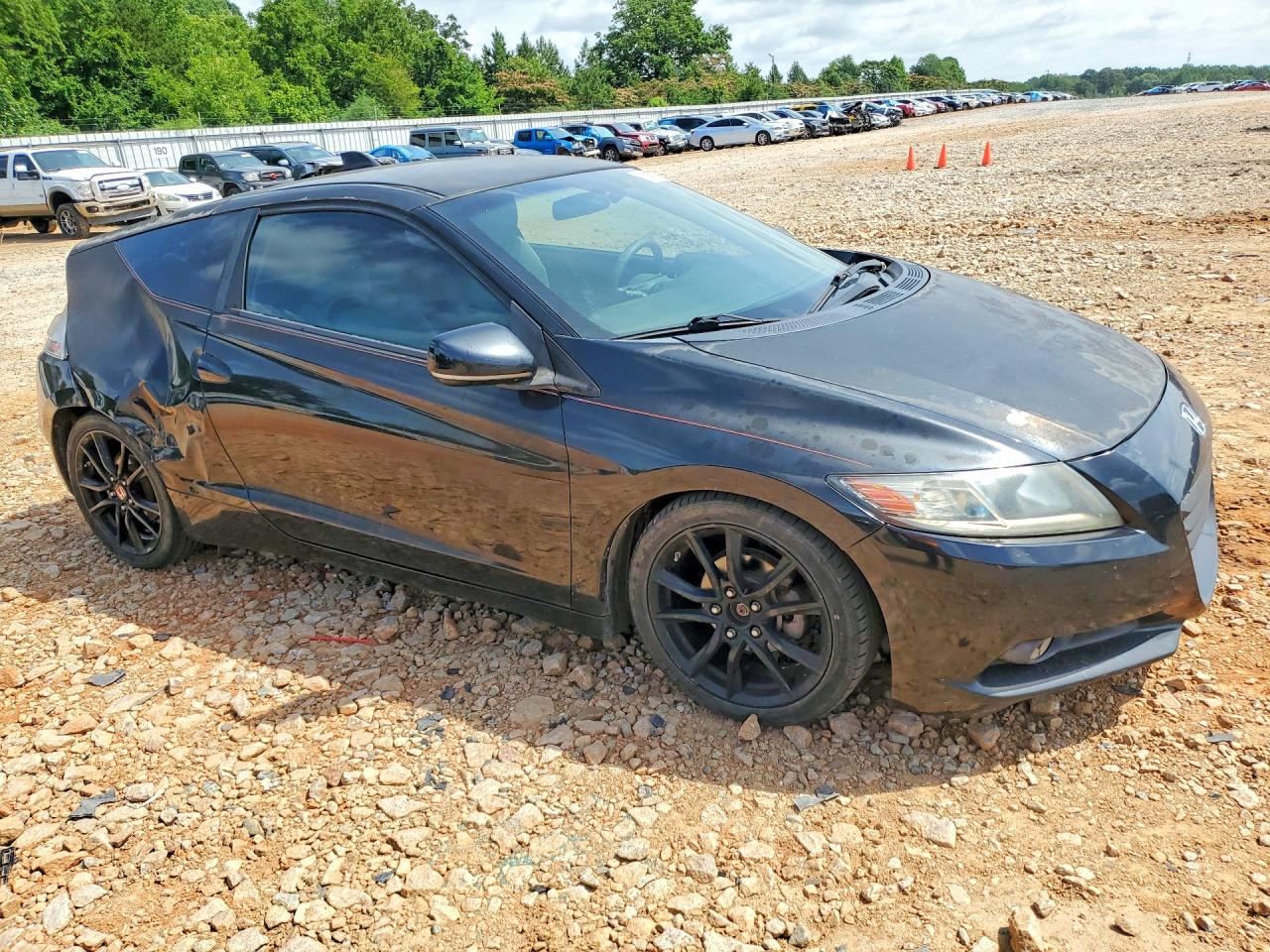 2011 Honda Cr-z Ex Black vin: JHMZF1D6XBS003505