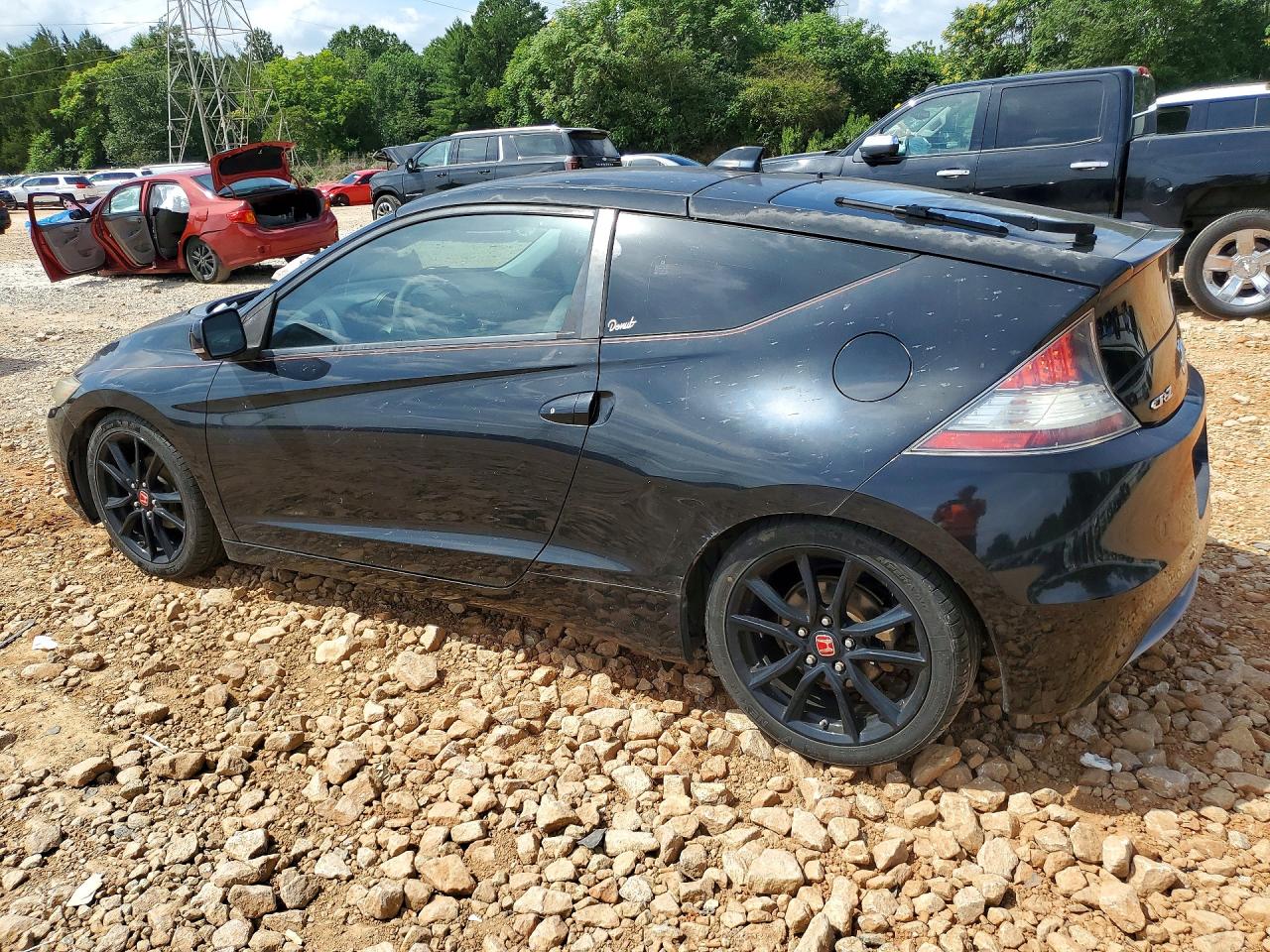 2011 Honda Cr-z Ex Black vin: JHMZF1D6XBS003505