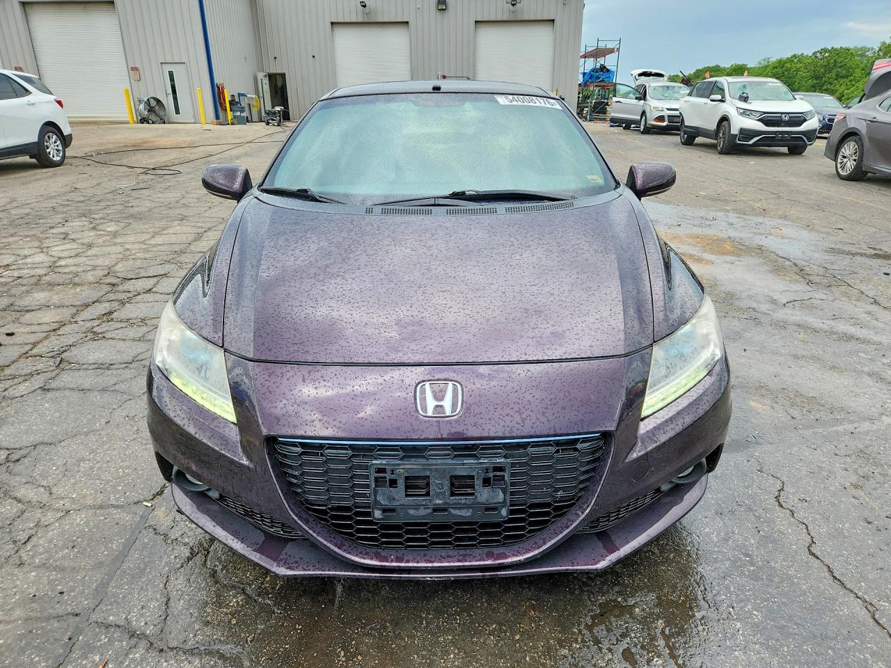 2013 Honda Cr-z Ex Purple vin: JHMZF1D6XDS001501