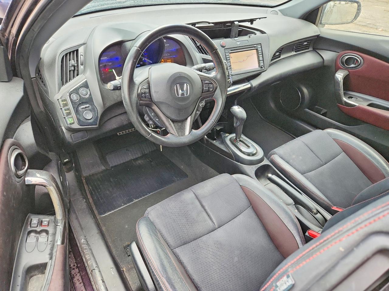 2013 Honda Cr-z Ex Purple vin: JHMZF1D6XDS001501