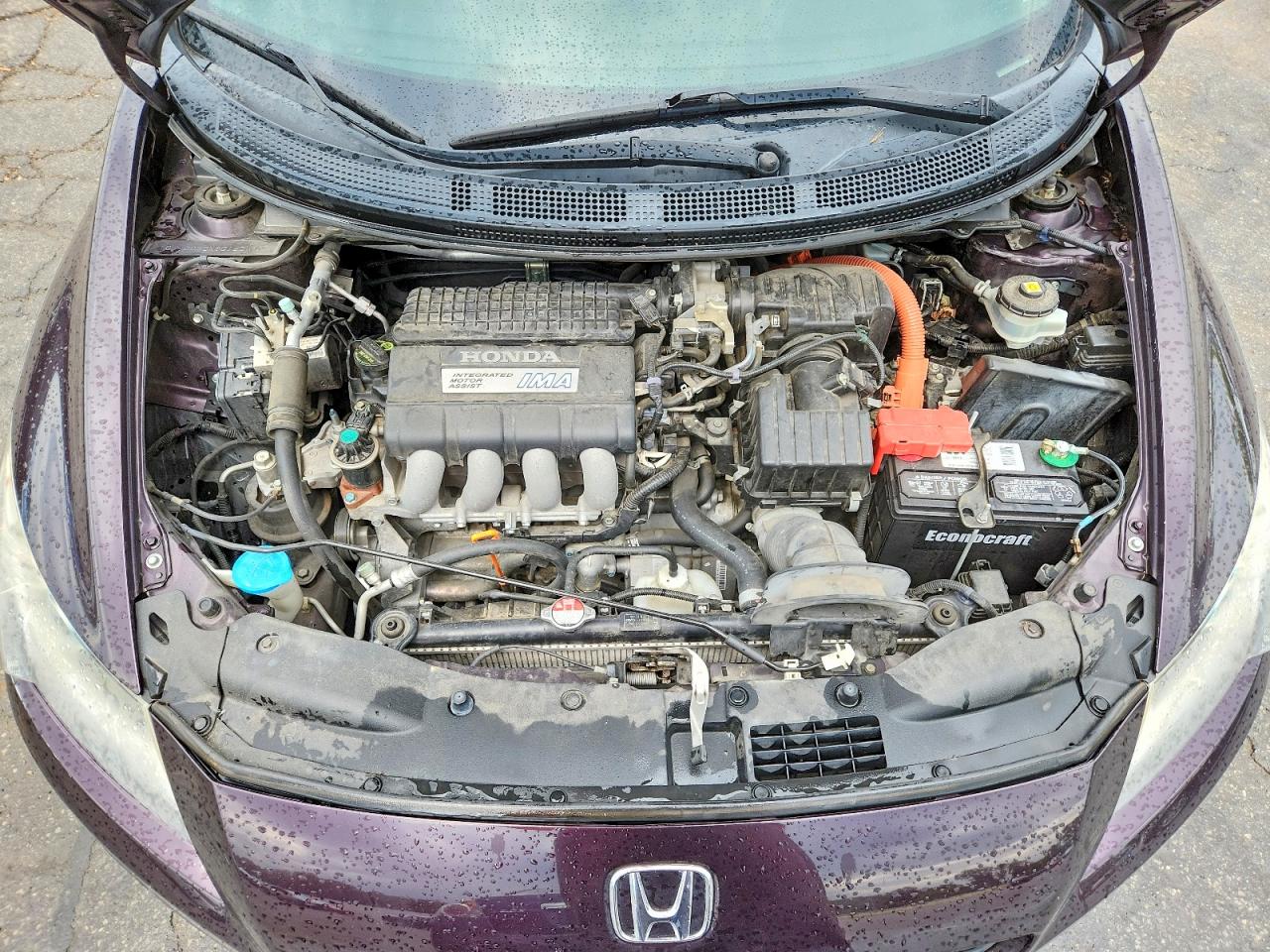 2013 Honda Cr-z Ex Purple vin: JHMZF1D6XDS001501