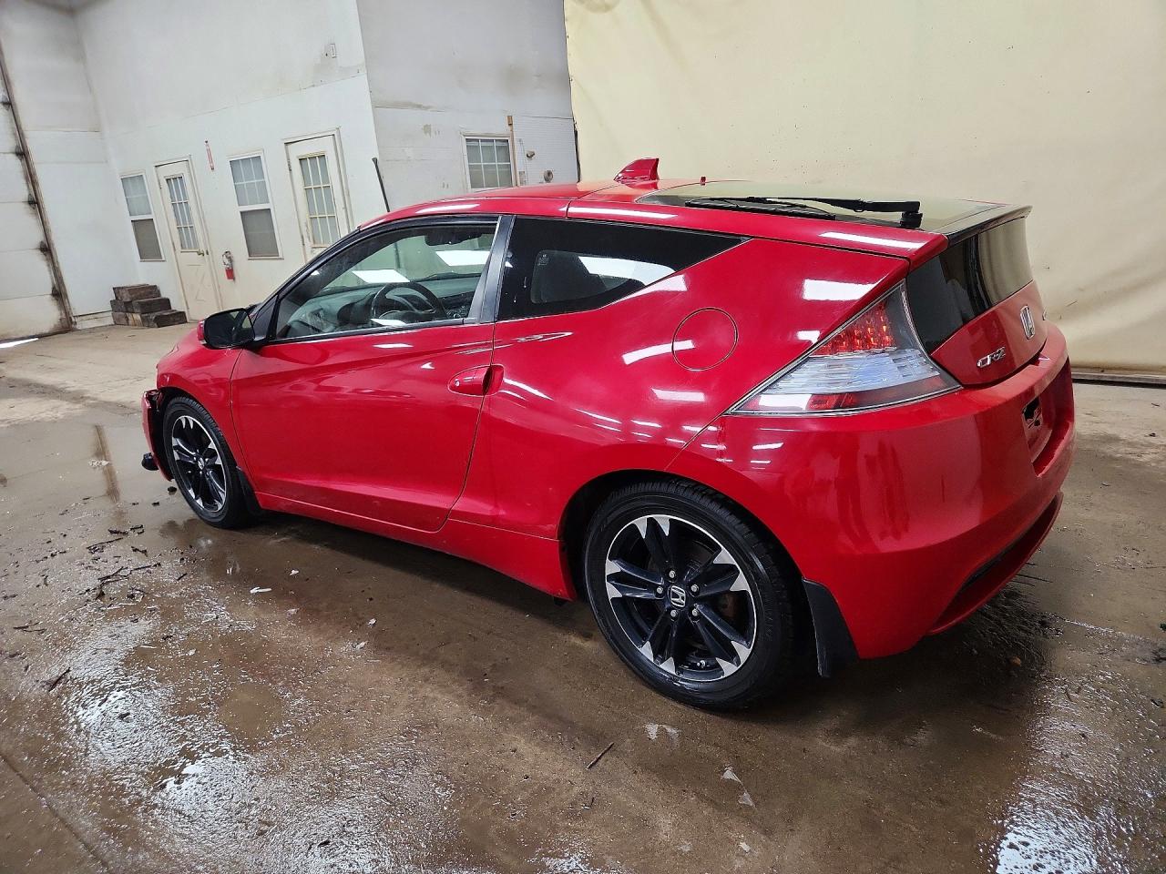 2014 Honda Cr-z Ex Red vin: JHMZF1D6XES000463