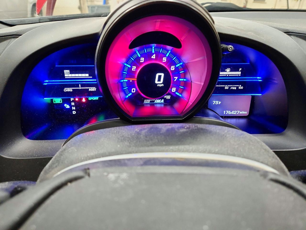 2014 Honda Cr-z Ex Red vin: JHMZF1D6XES000463
