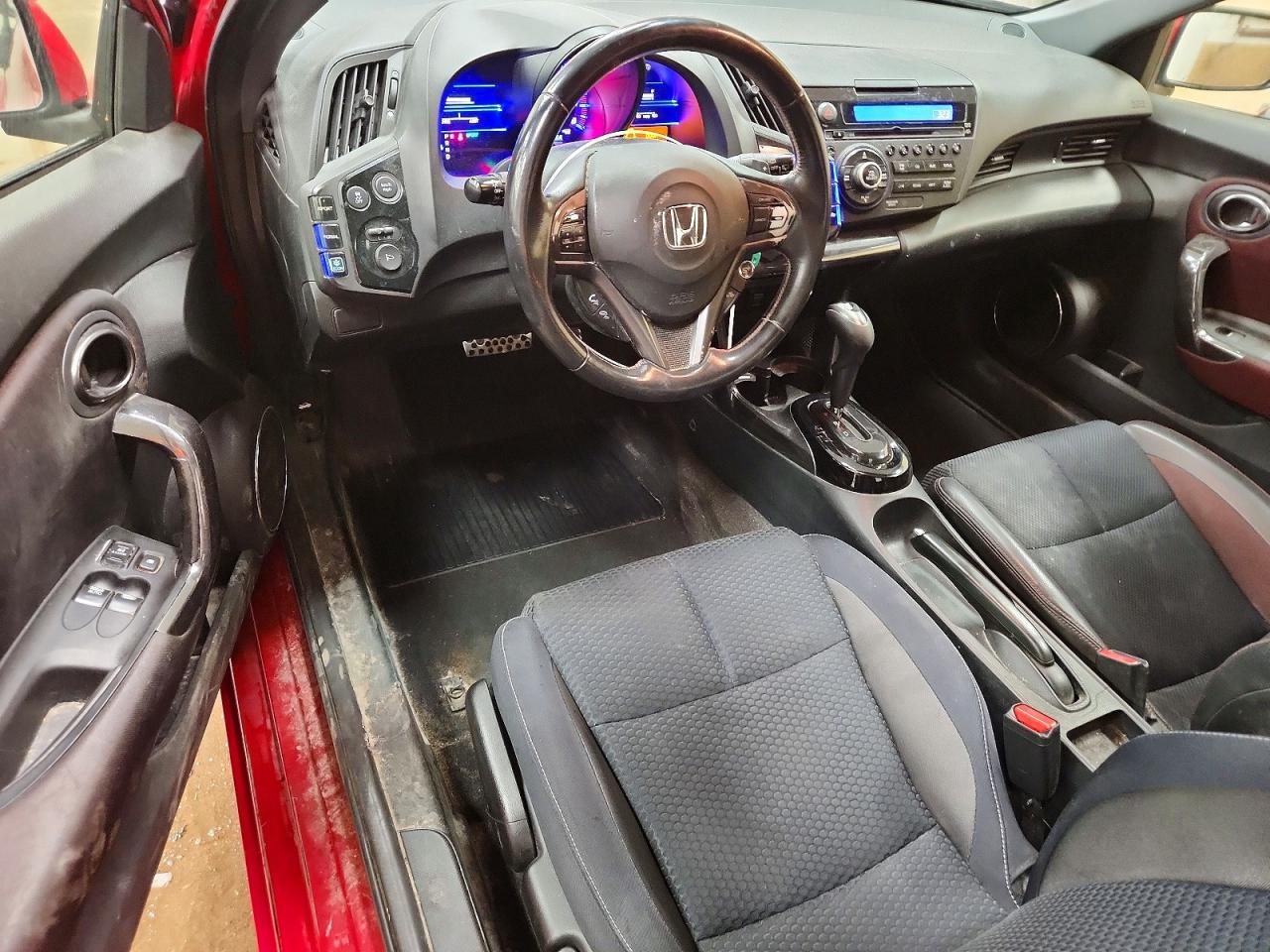 2014 Honda Cr-z Ex Red vin: JHMZF1D6XES000463