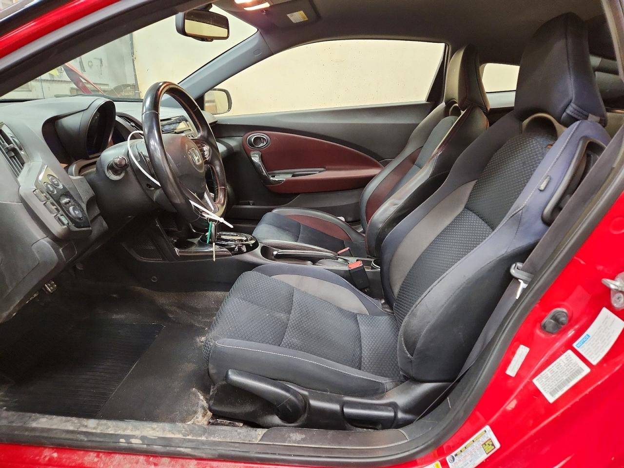 2014 Honda Cr-z Ex Red vin: JHMZF1D6XES000463