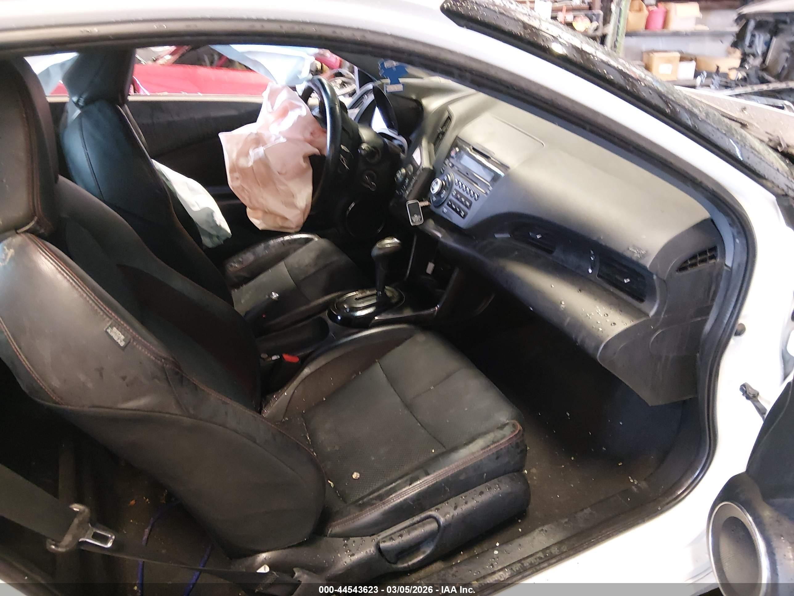 2015 Honda Cr-z Ex White vin: JHMZF1D6XFS001369